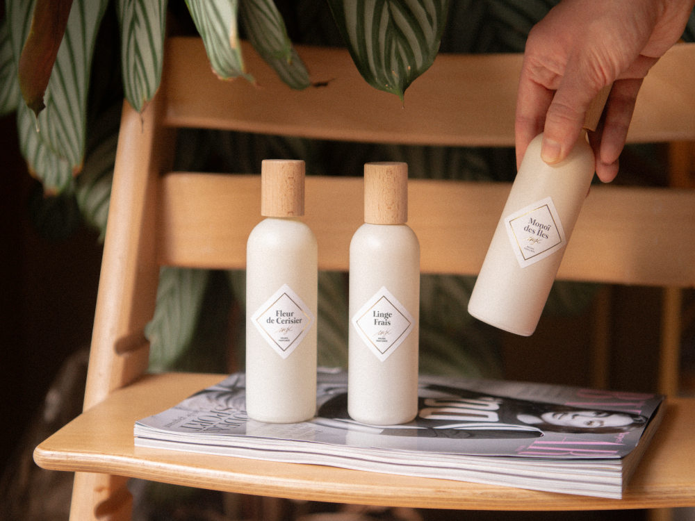Les sprays <i>parfumés.</i>