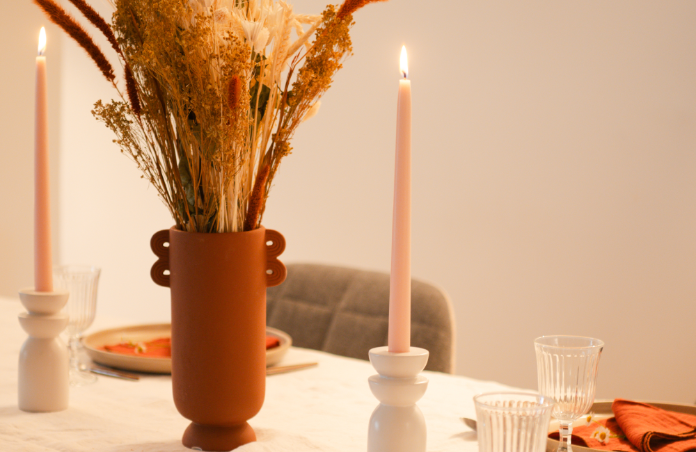Les bougies <i>flambeaux.</i>