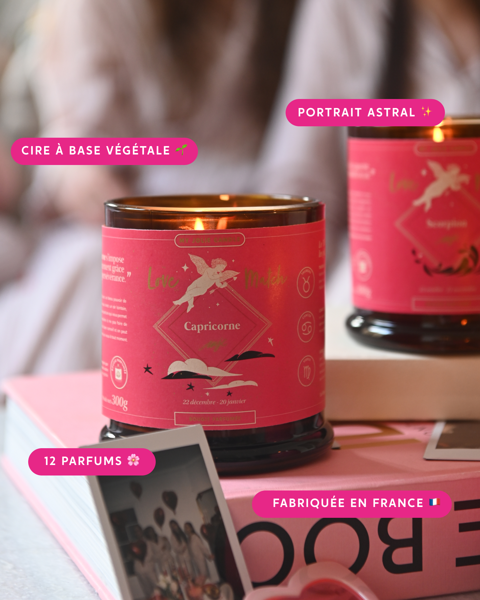 La Bougie Astrale Love Match Capricorne