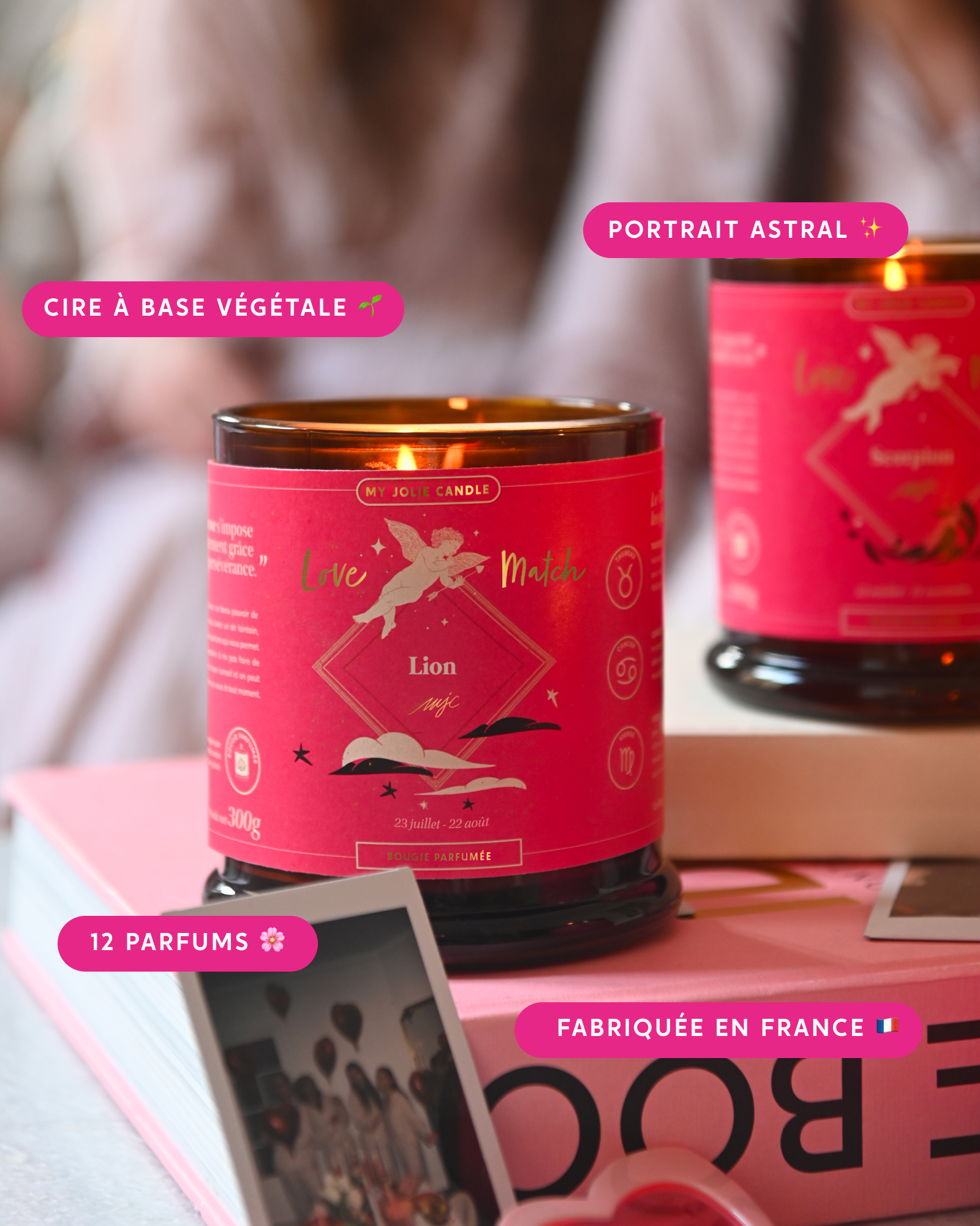 La Bougie Astrale Love Match Lion