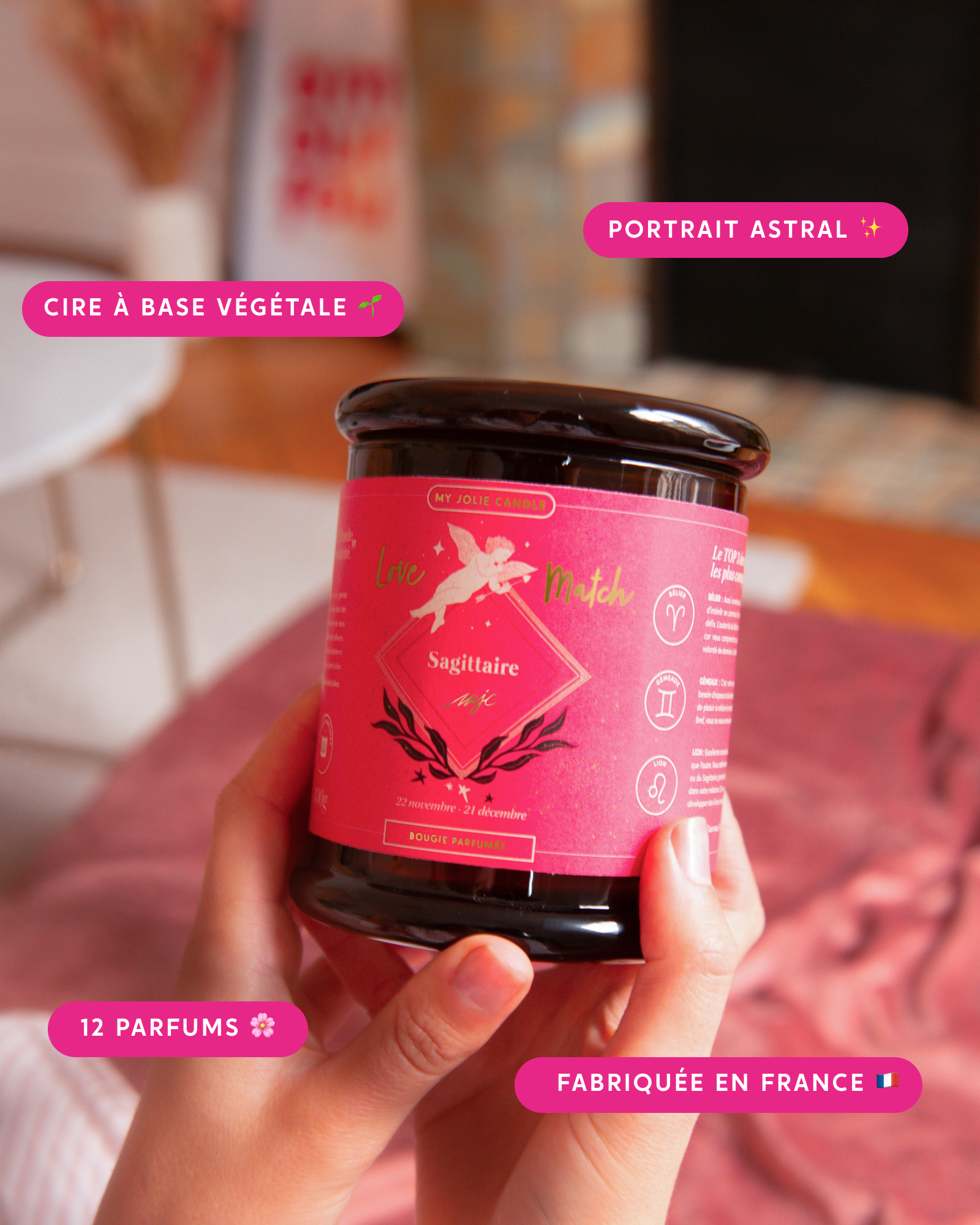 La Bougie Astrale Love Match Sagittaire