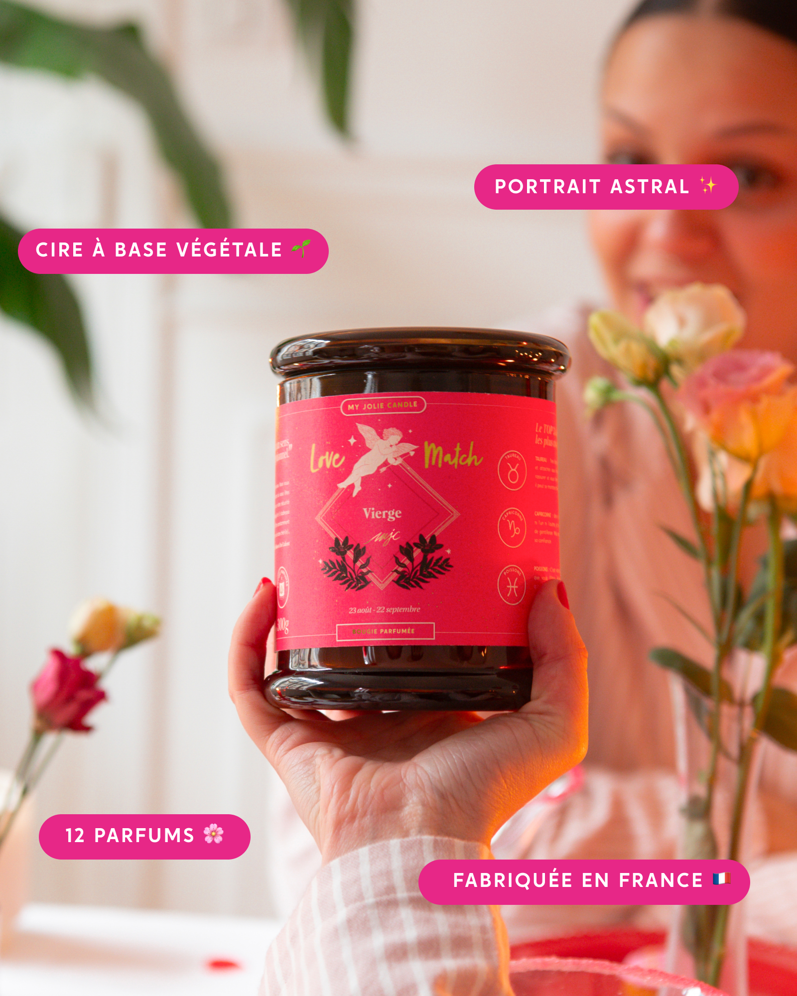 La Bougie Astrale Love Match Vierge