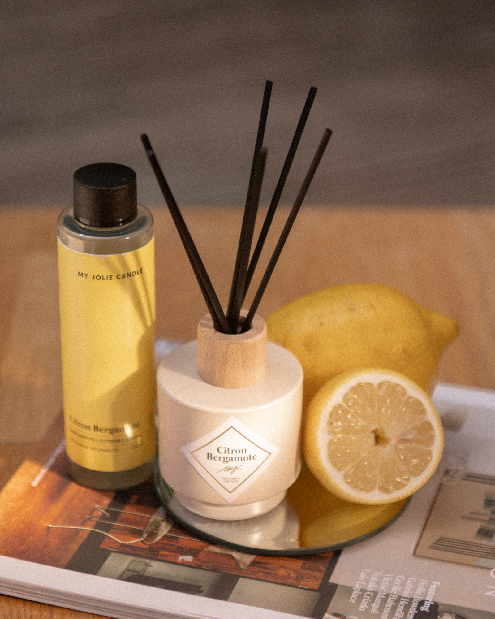 Bâtonnets parfumés Citron Bergamote