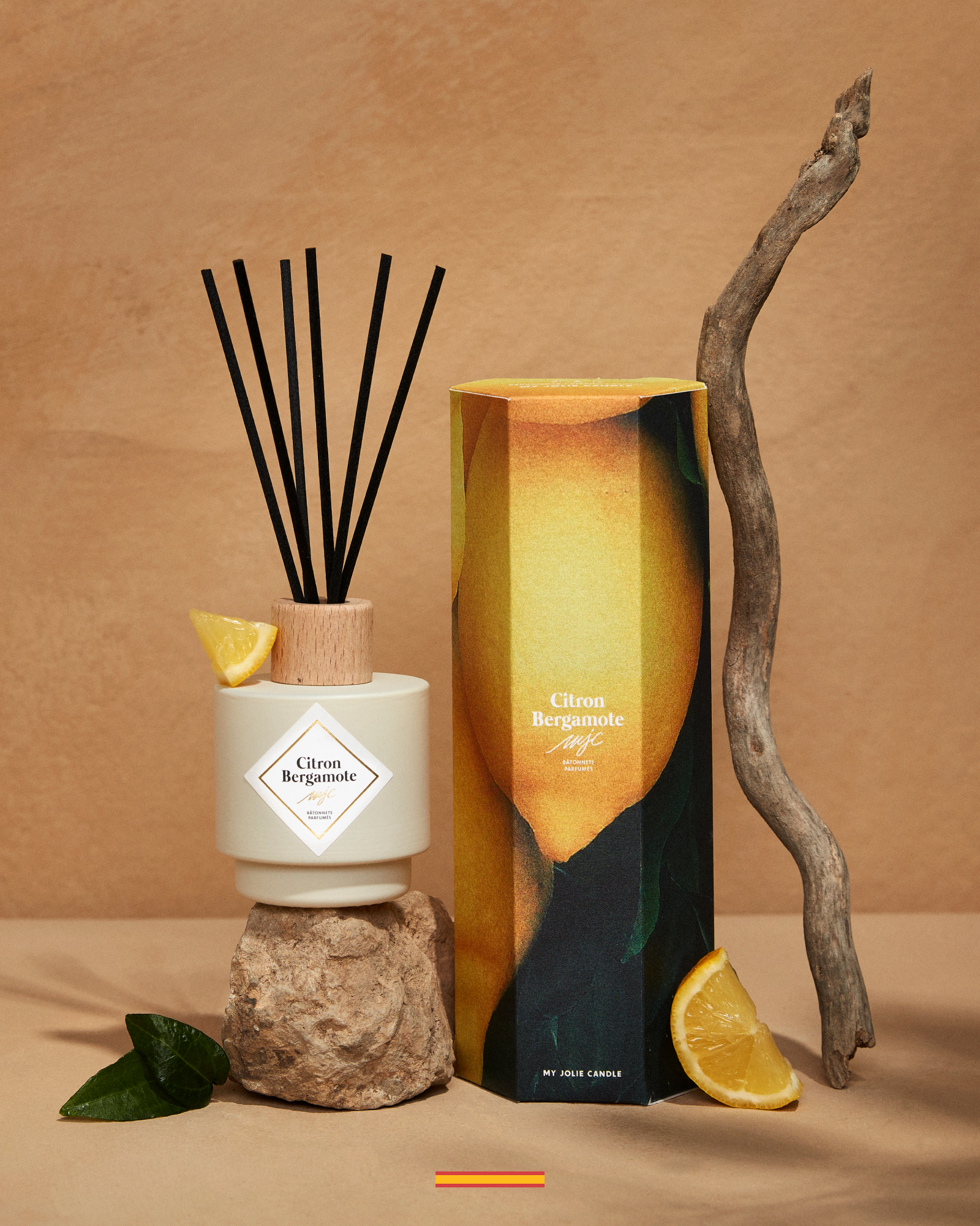 Bâtonnets parfumés Citron Bergamote