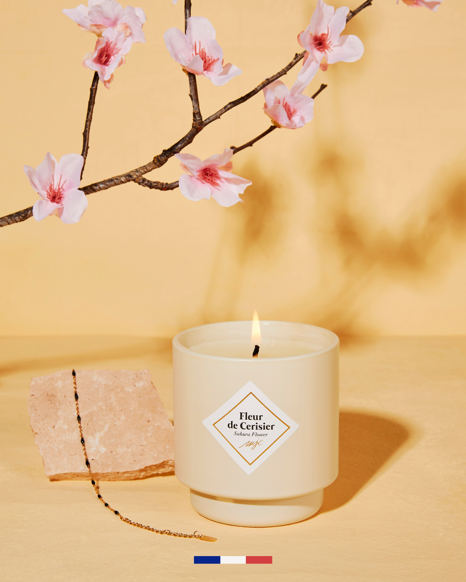 Bougie bijou Fleur de Cerisier