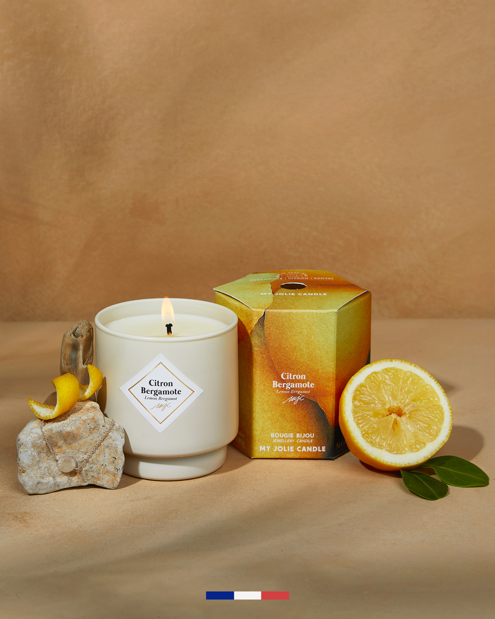 Bougie bijou Citron Bergamote