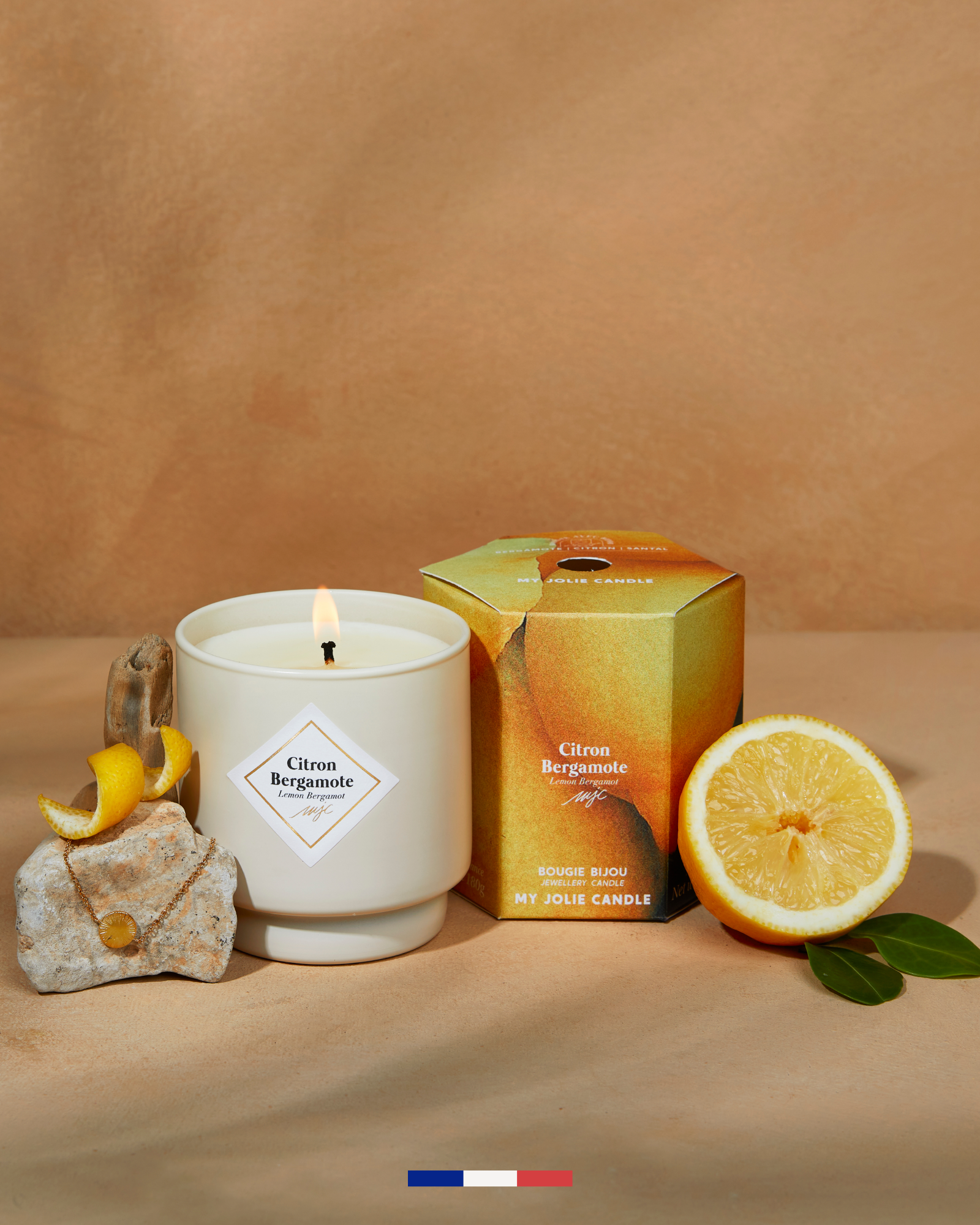 Bougie bijou Citron Bergamote