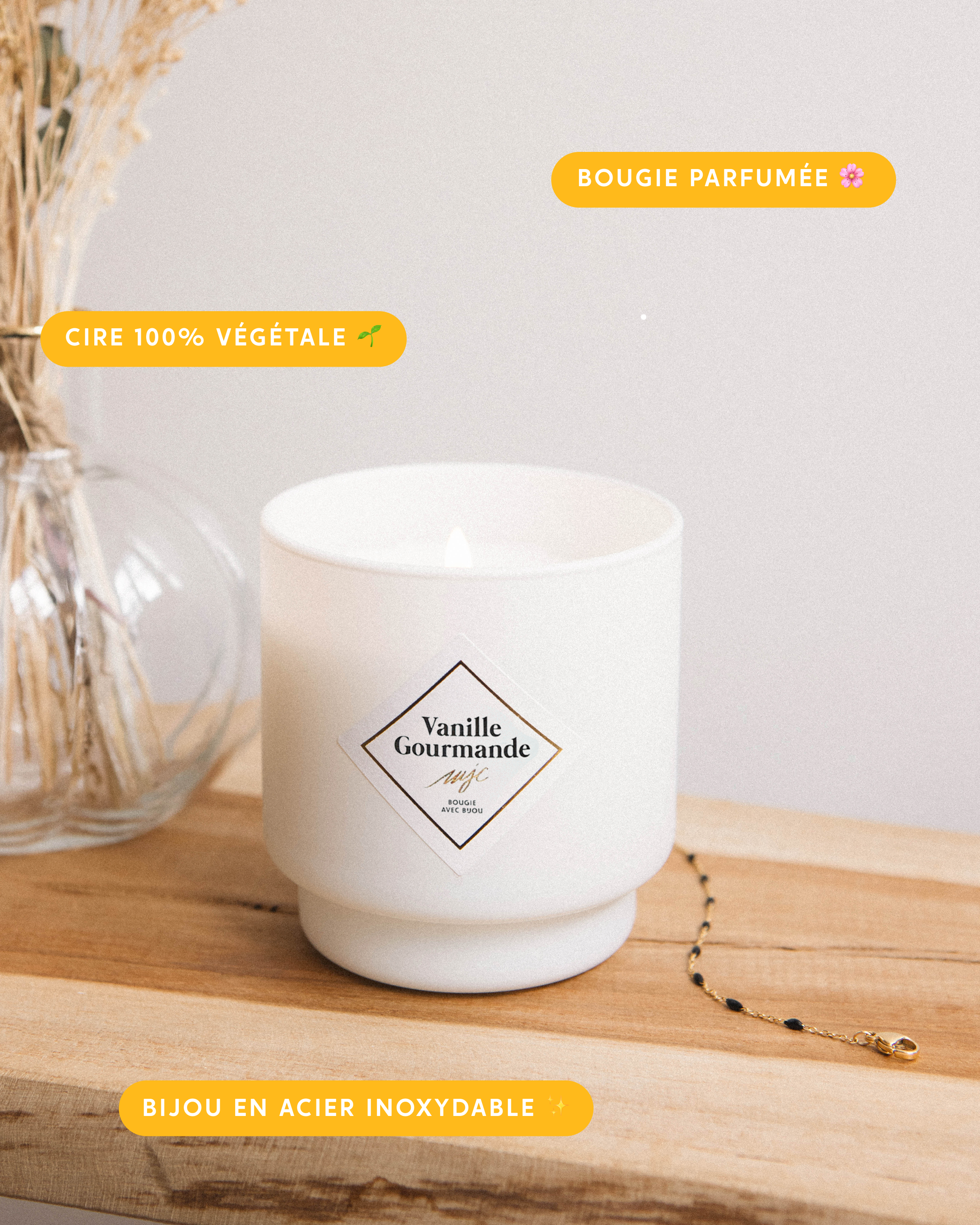 Bougie bijou Vanille Gourmande