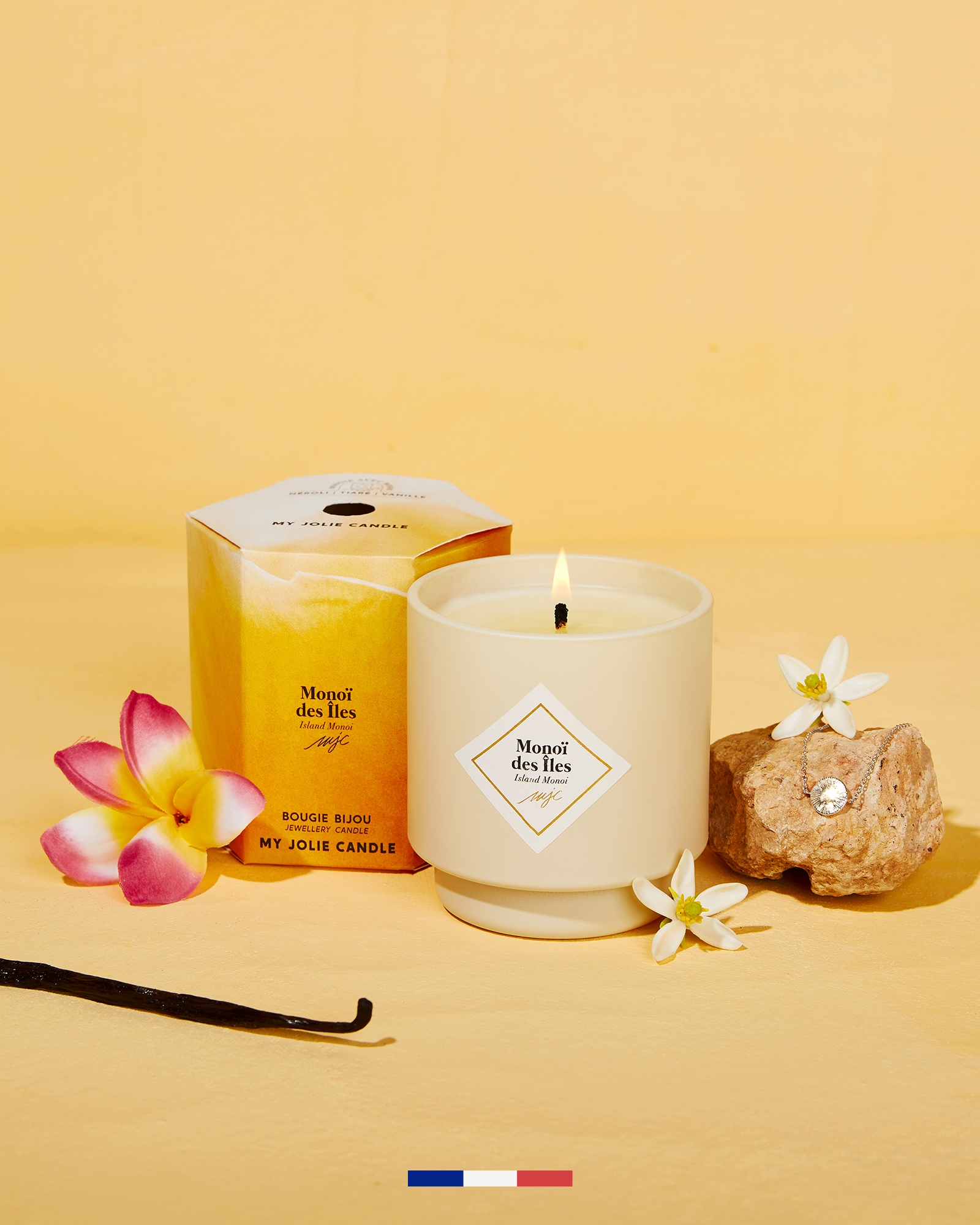 Bougie bijou Monoï des Îles