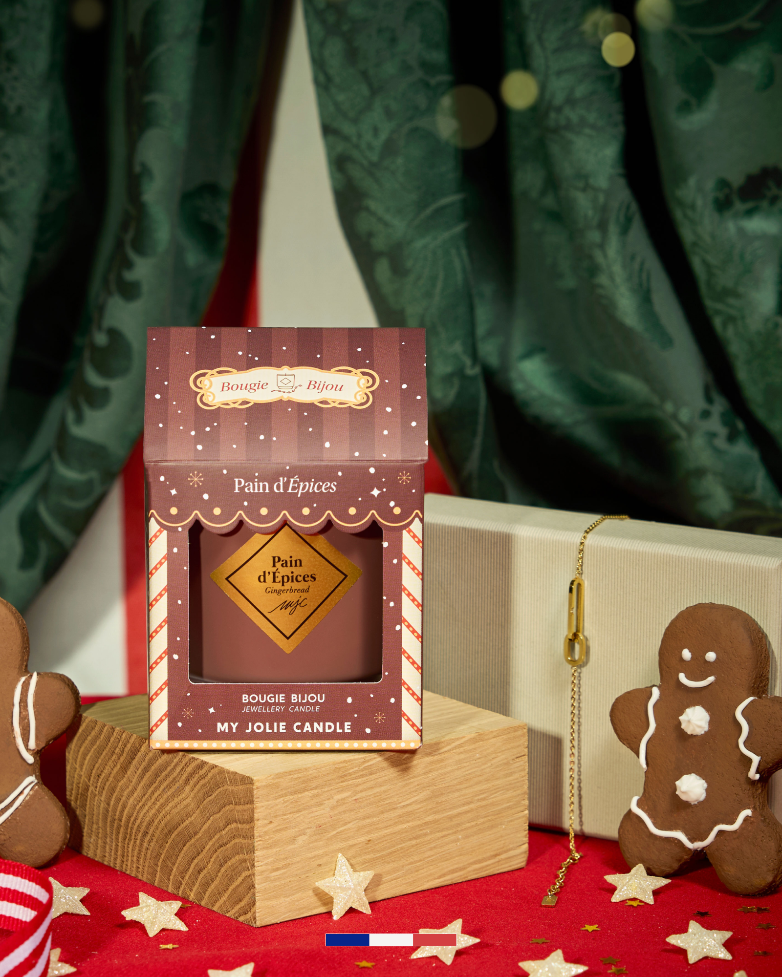 Bougies bijoux d'hiver