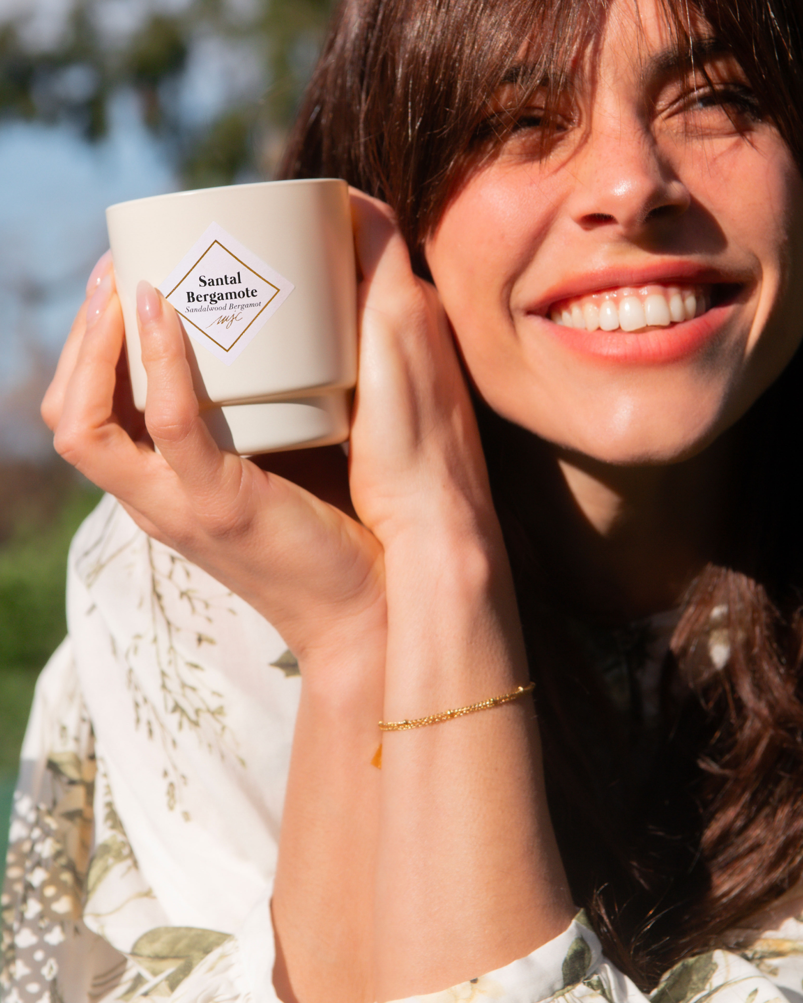 Bougie bijou Santal Bergamote