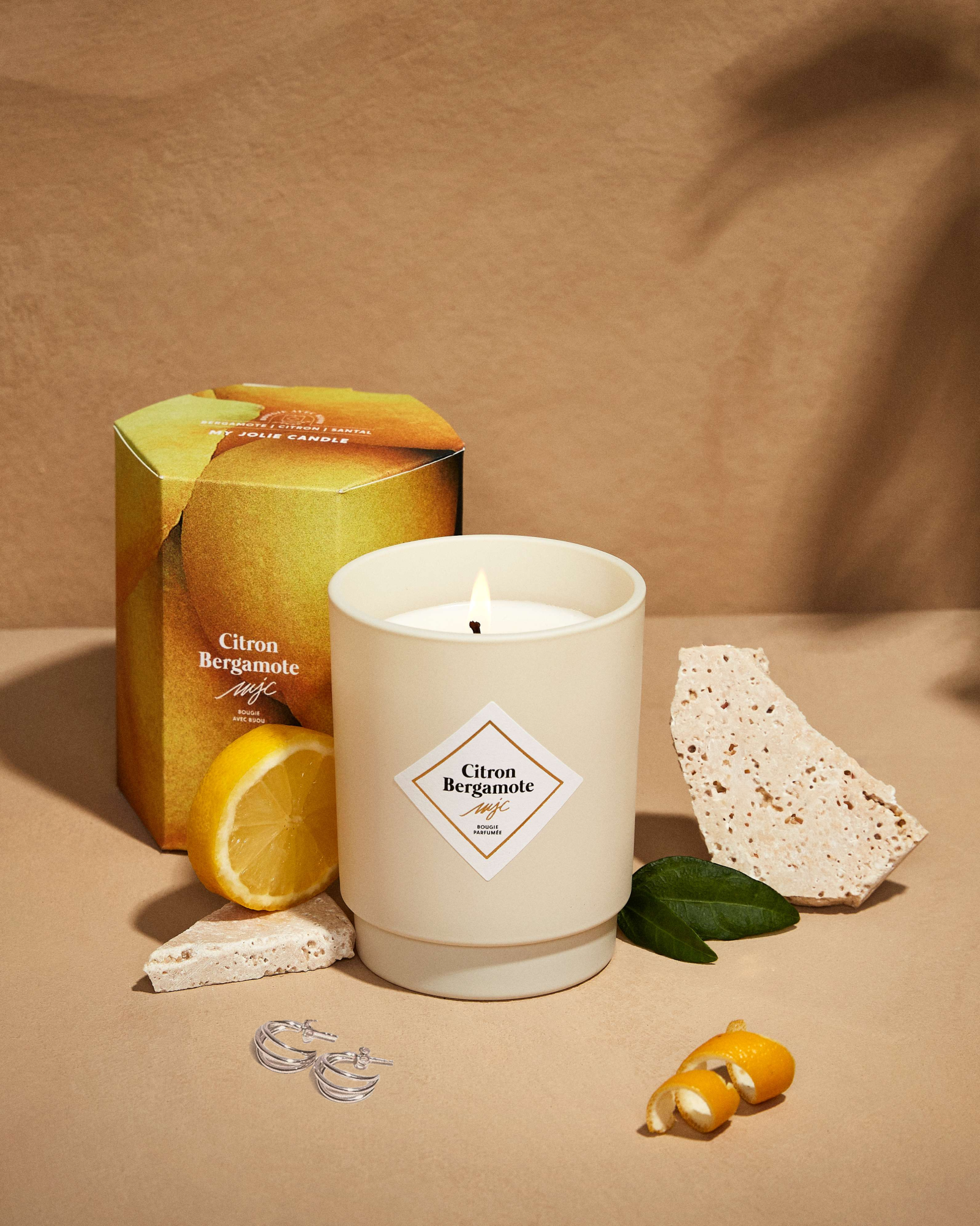 Bougie bijou Citron Bergamote