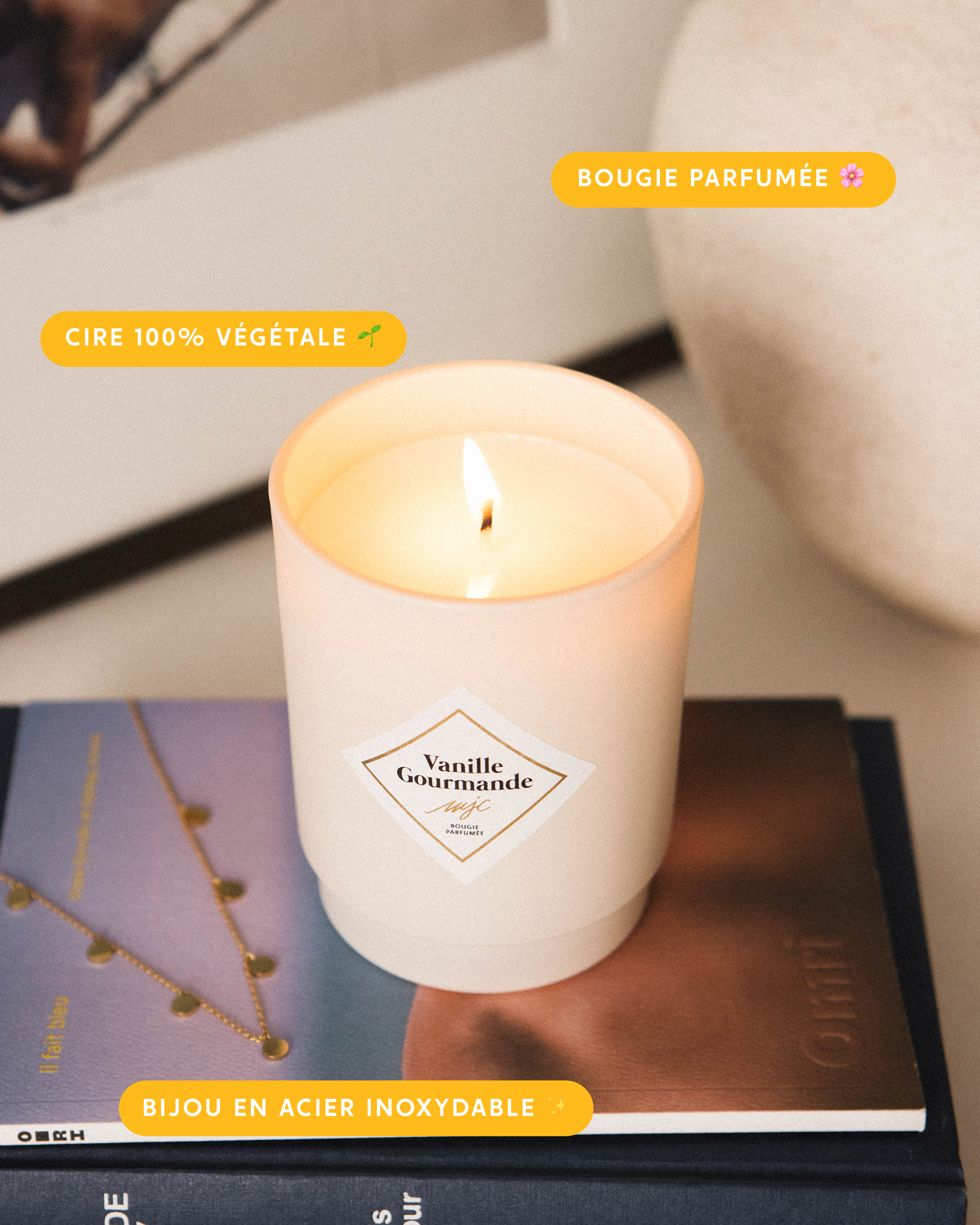 Bougie bijou Vanille Gourmande
