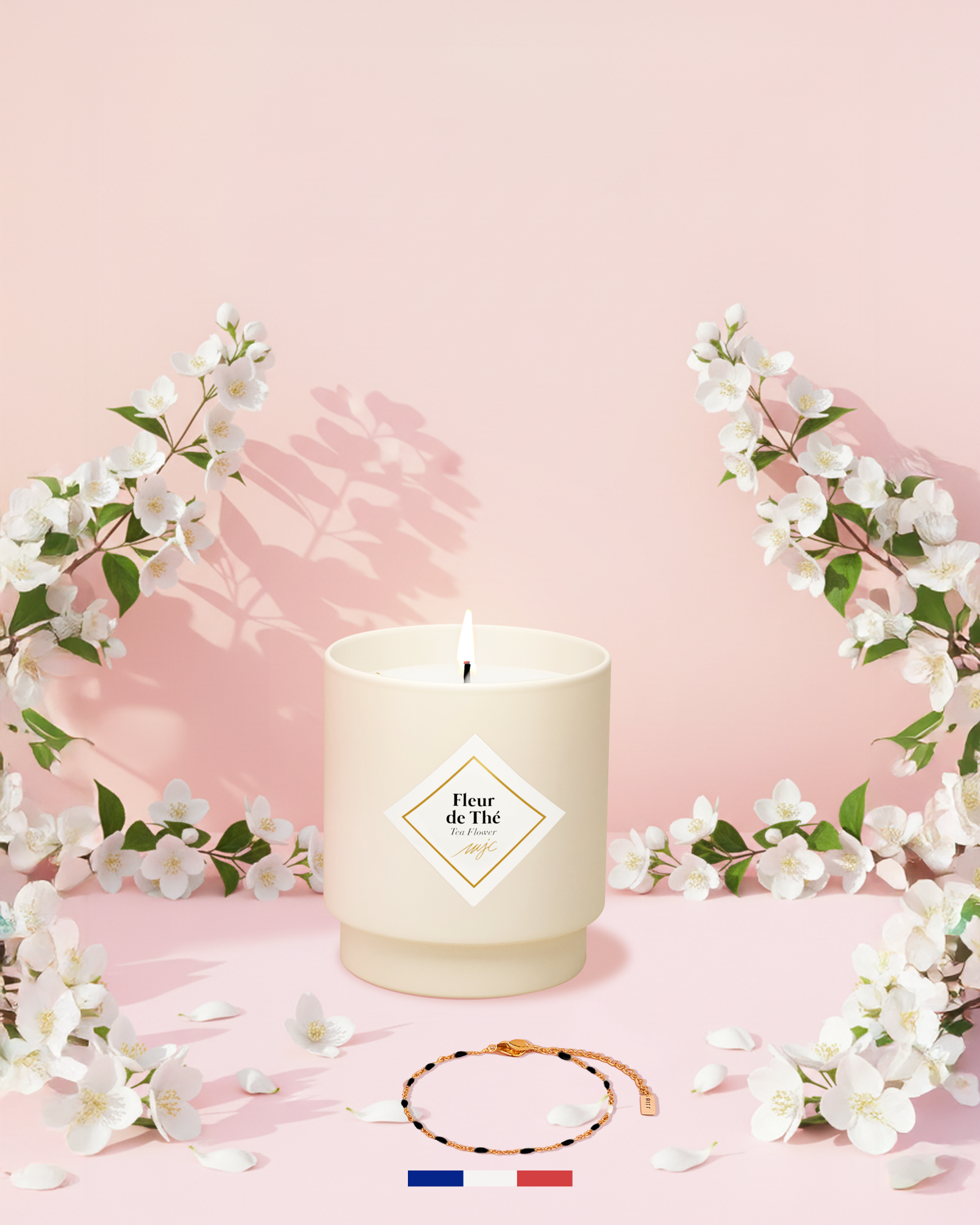 Bougie bijou Fleur de Thé