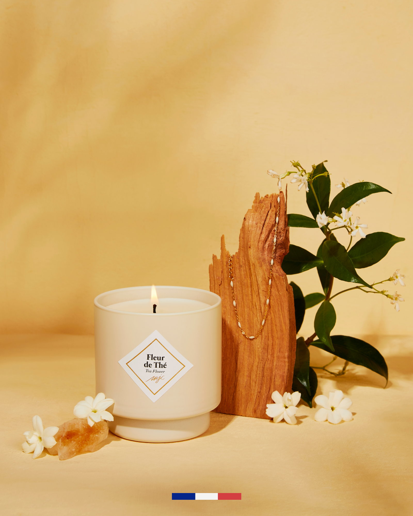 Bougie bijou Fleur de Thé