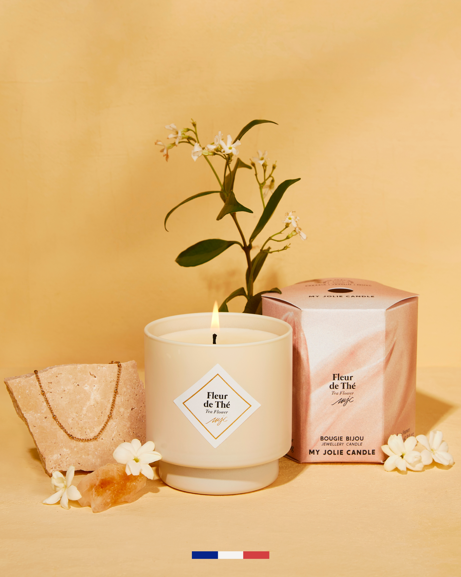 Bougie bijou Fleur de Thé