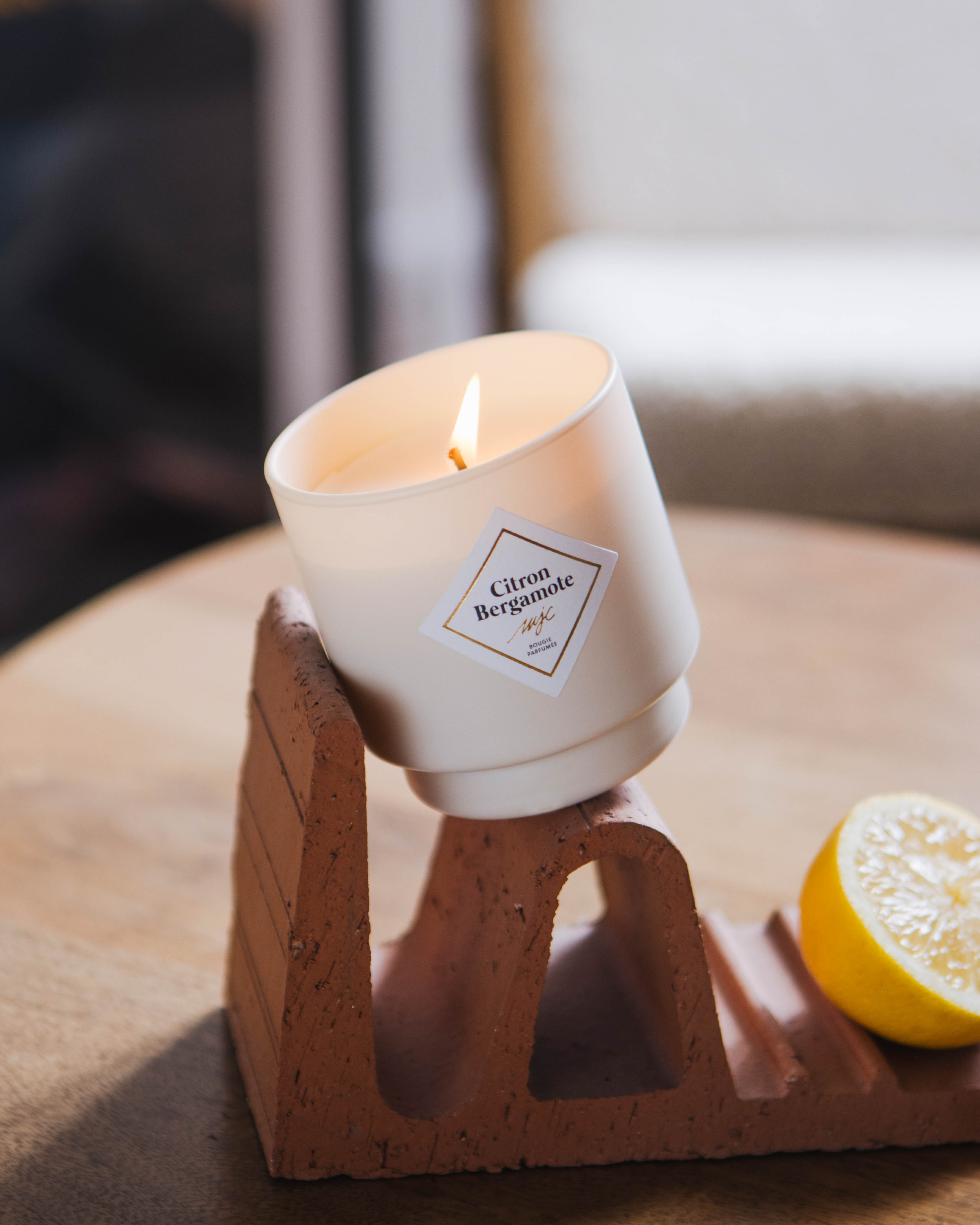 Trio bougies classiques parfumées