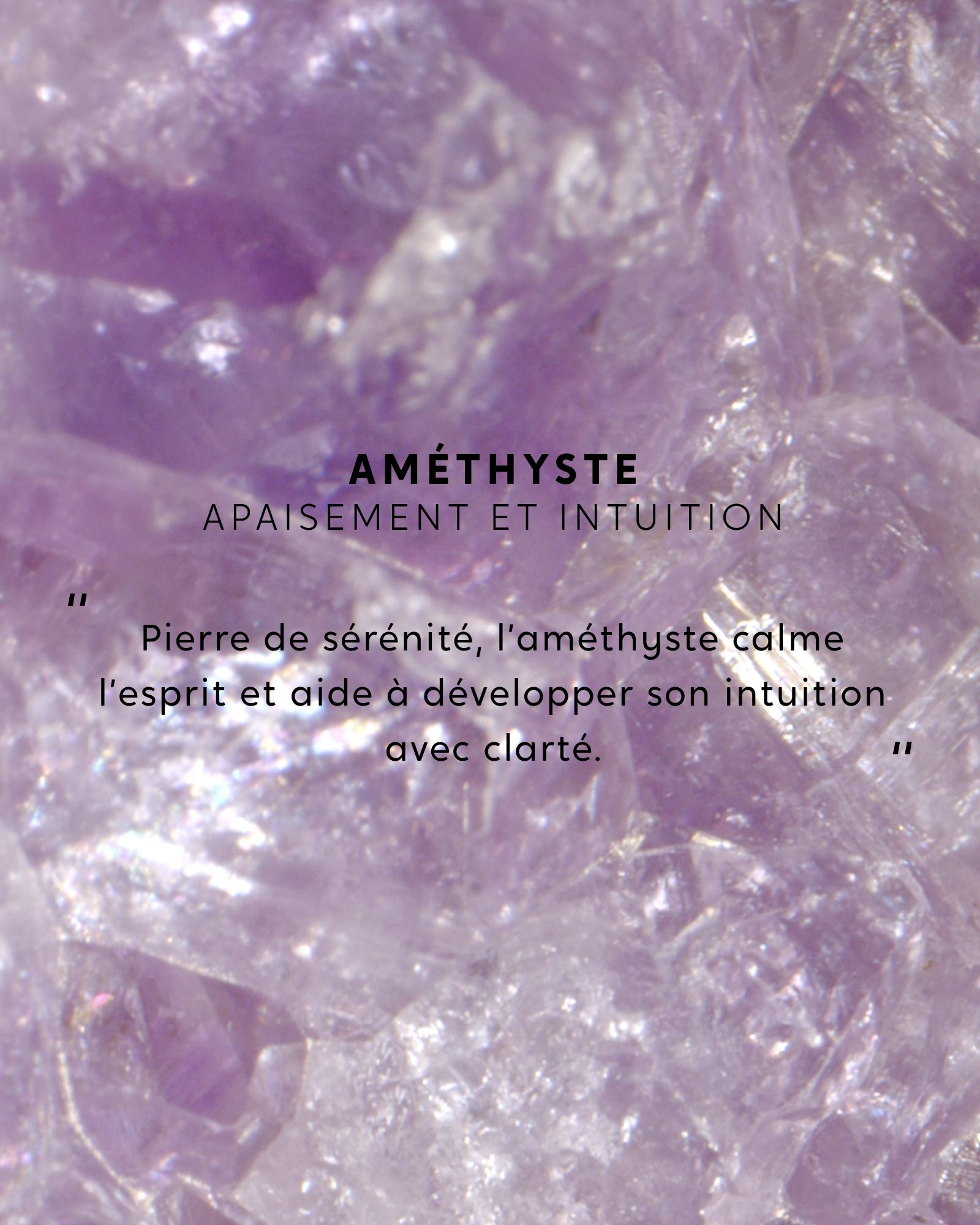 Bracelet Améthyste