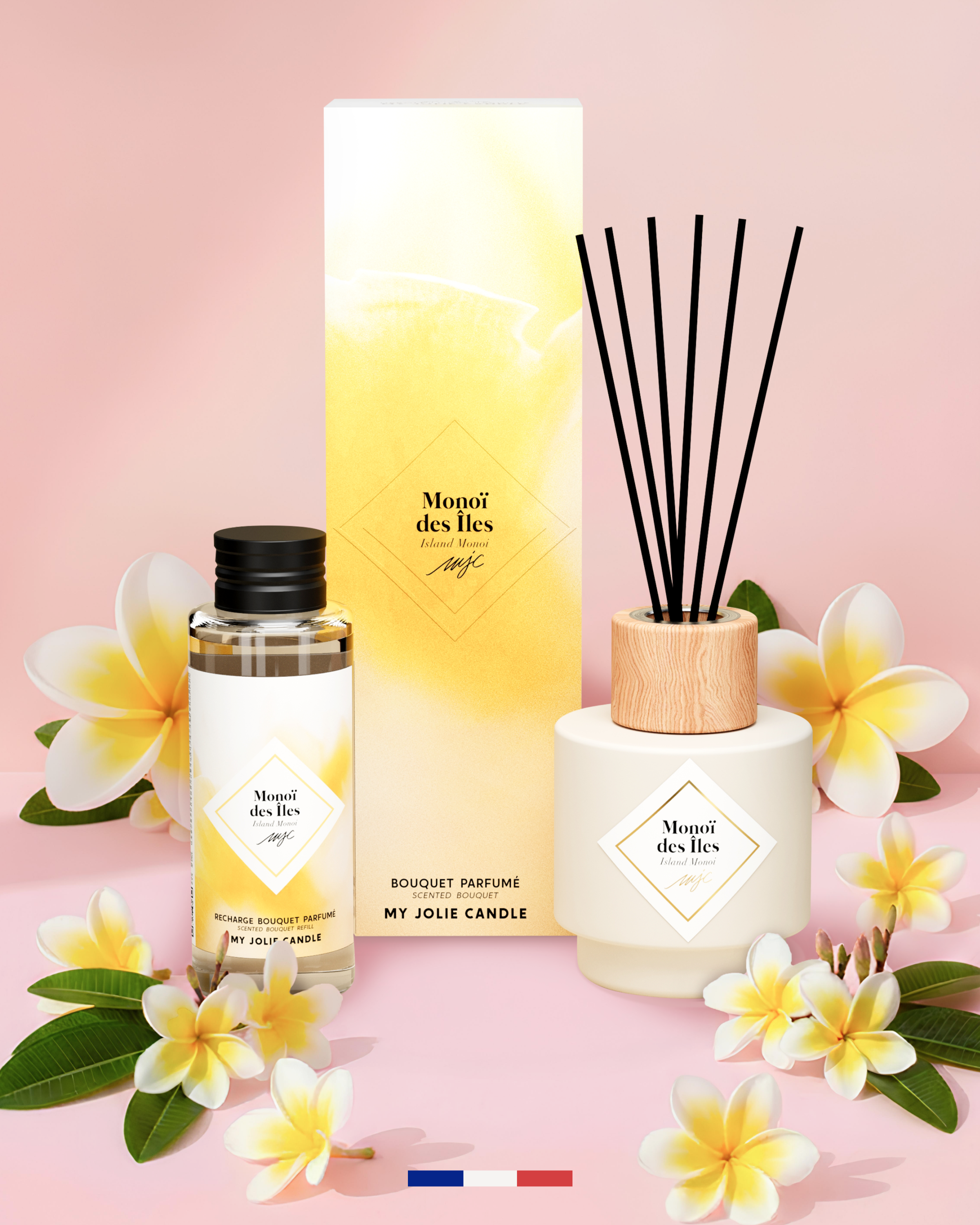 Bouquet parfumé Monoï des Îles