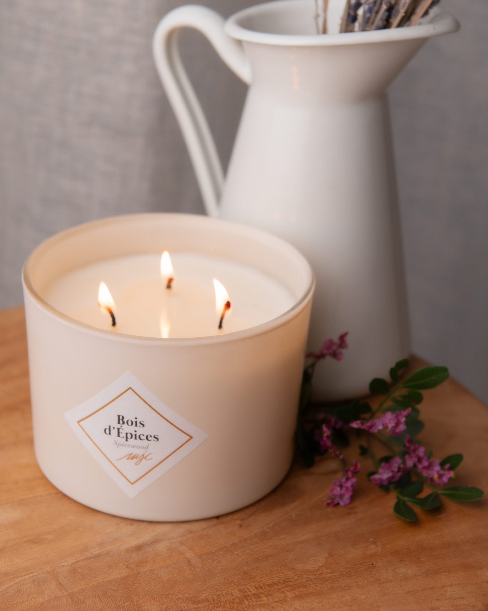 Grande bougie Bois d'épices