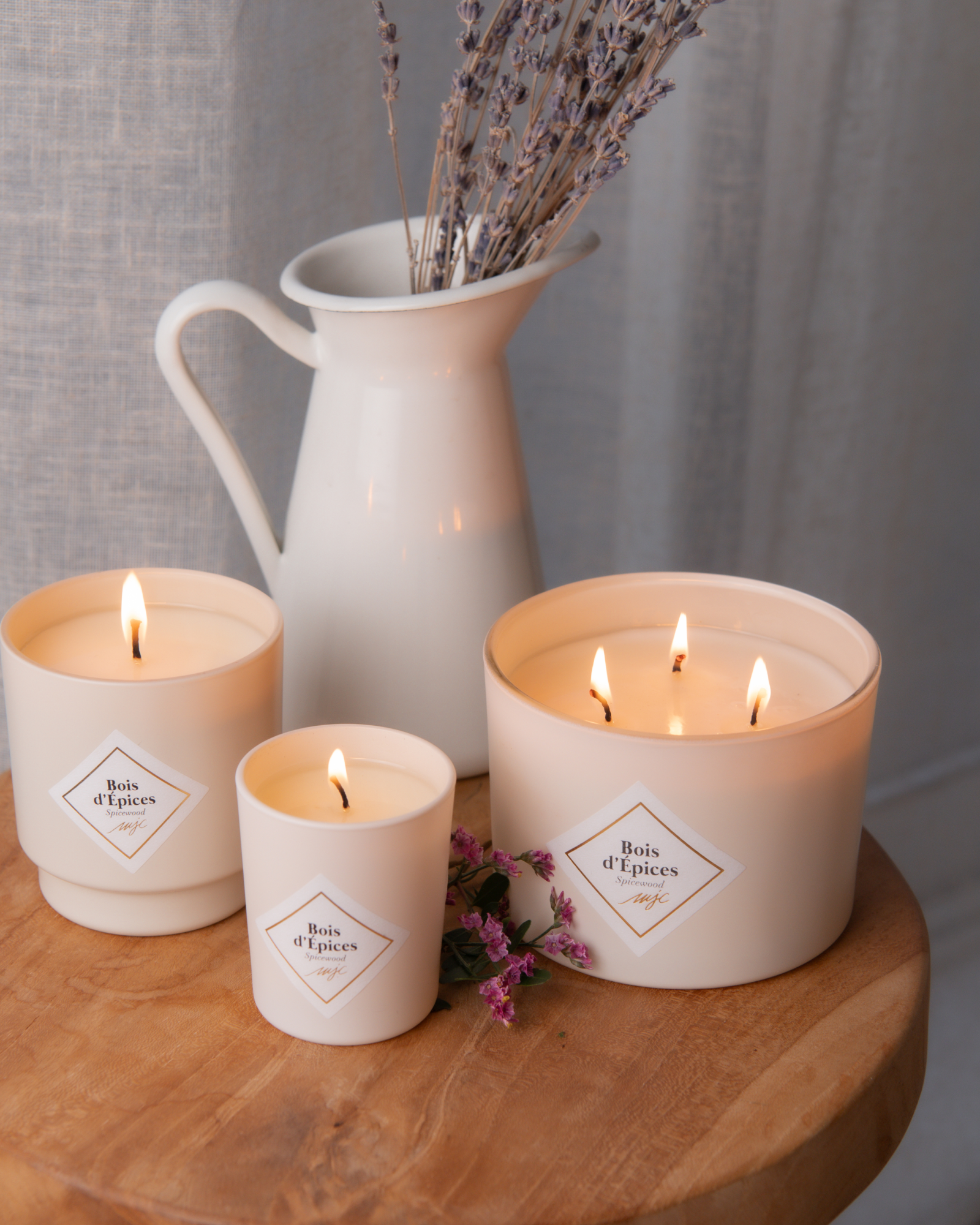 Grande bougie Bois d'épices
