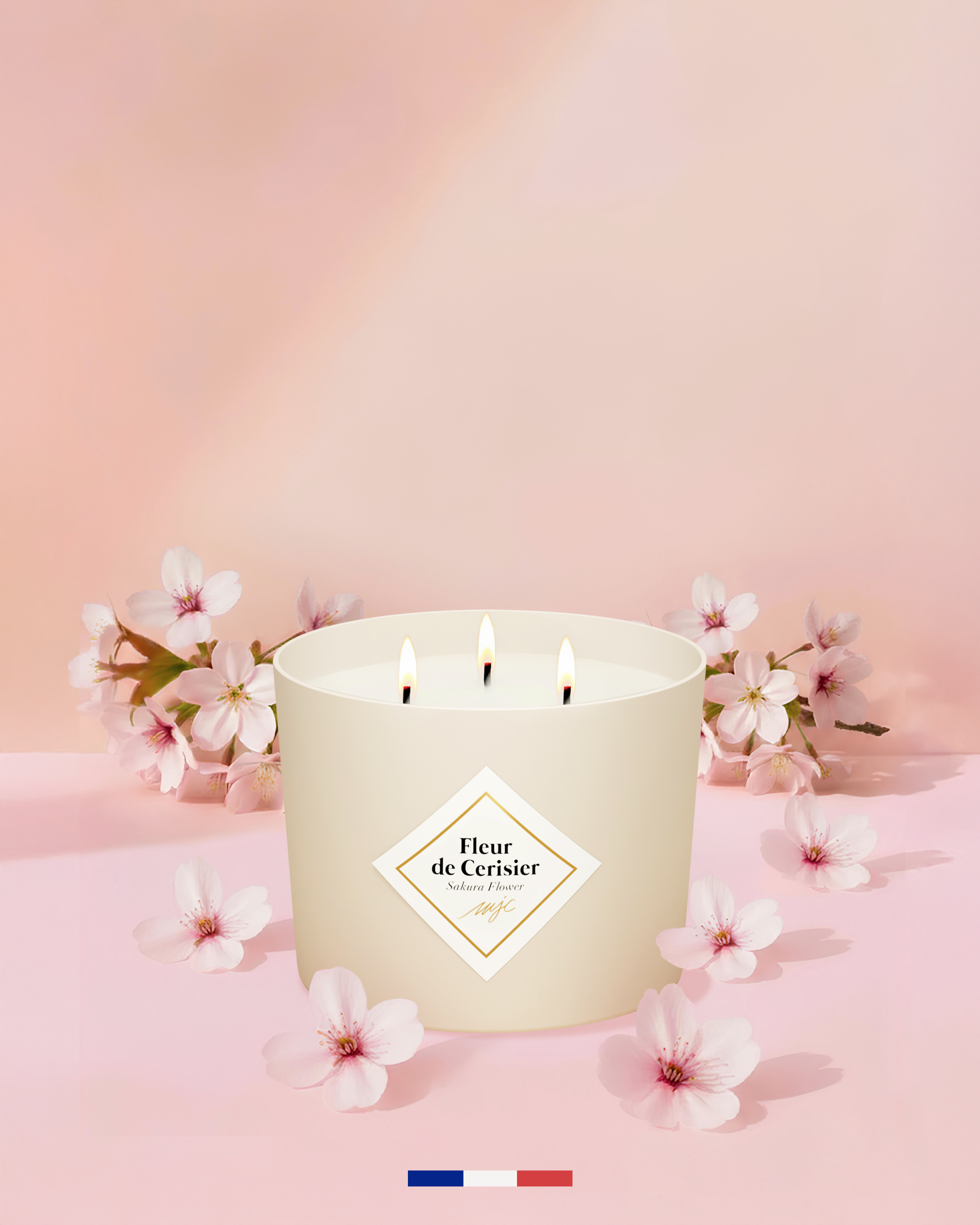 Grande bougie Fleur de Cerisier