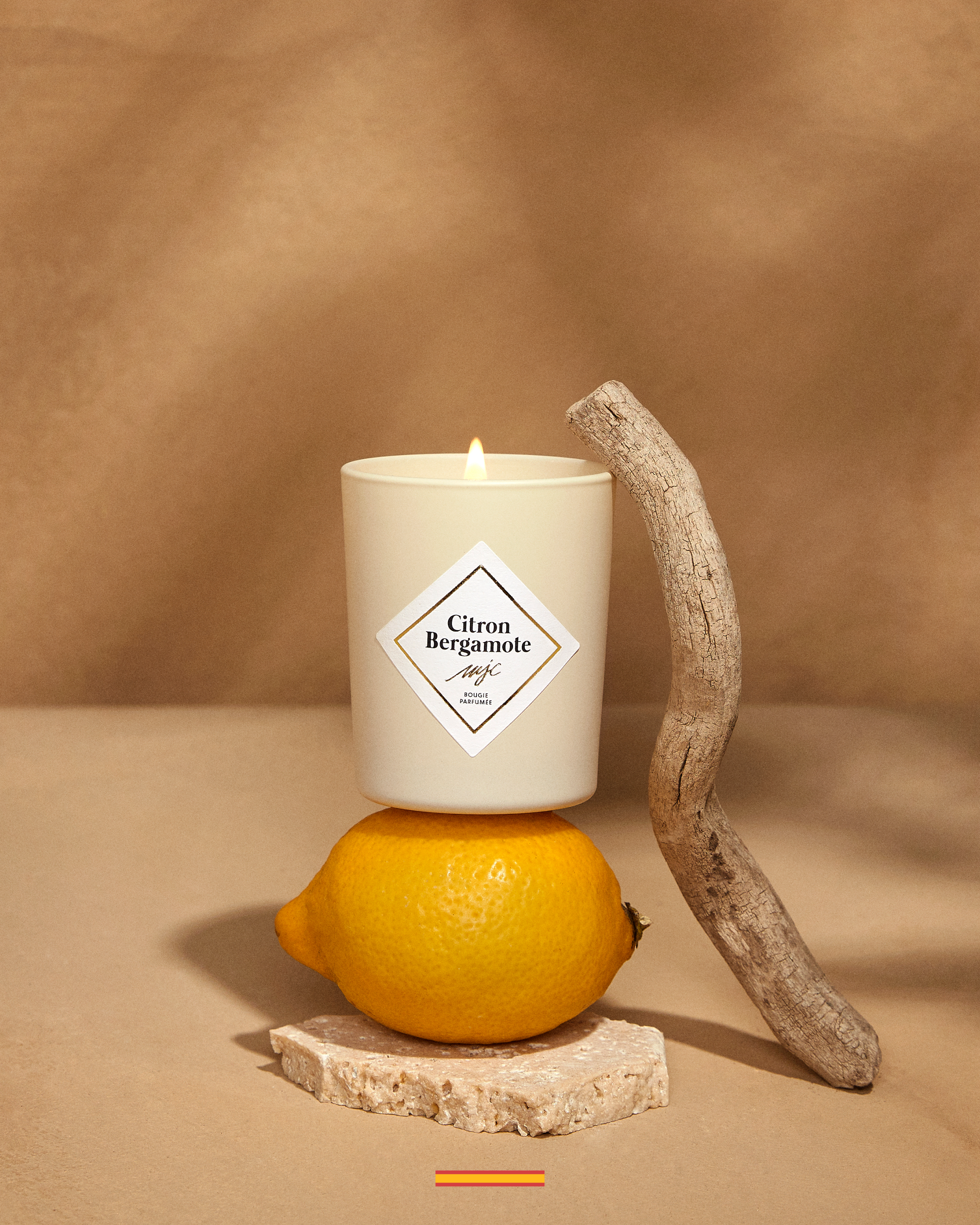 Petite bougie Citron Bergamote