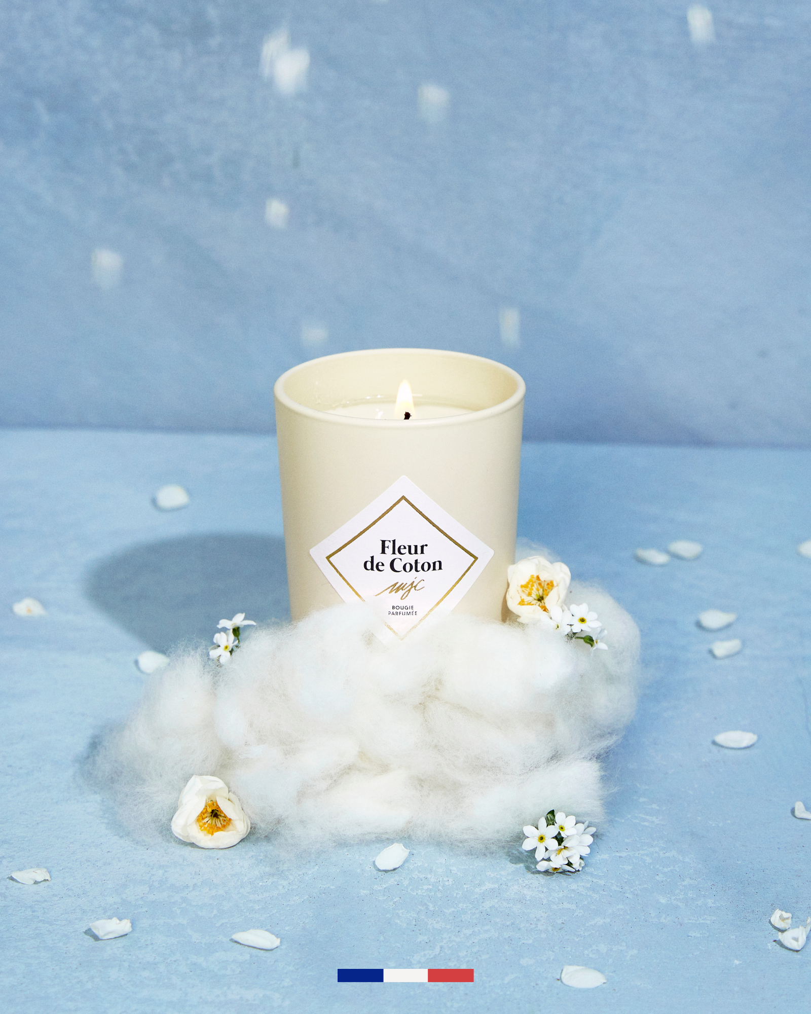 Petite bougie Fleur de Coton