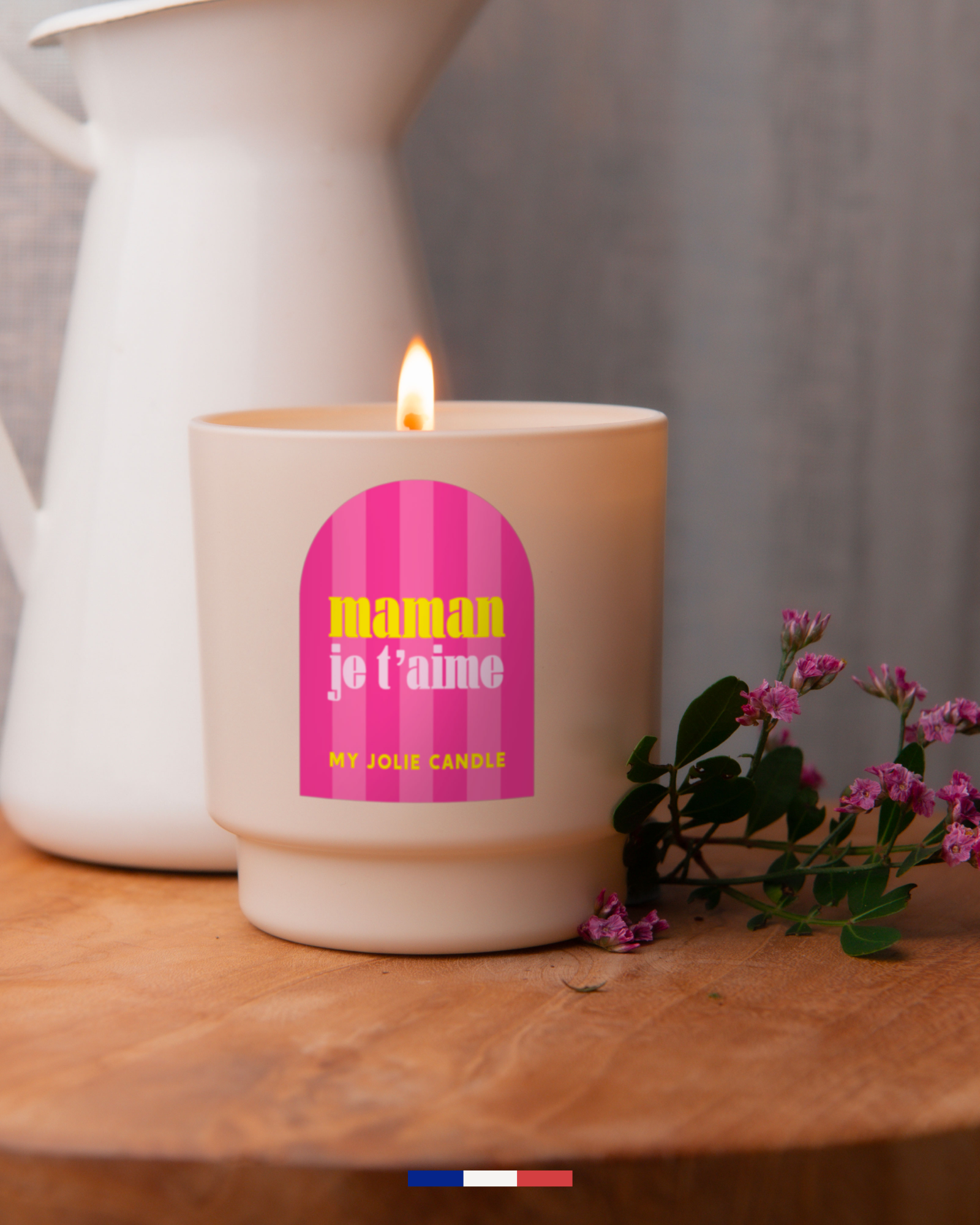 Bougie parfumée "Maman je t'aime"
