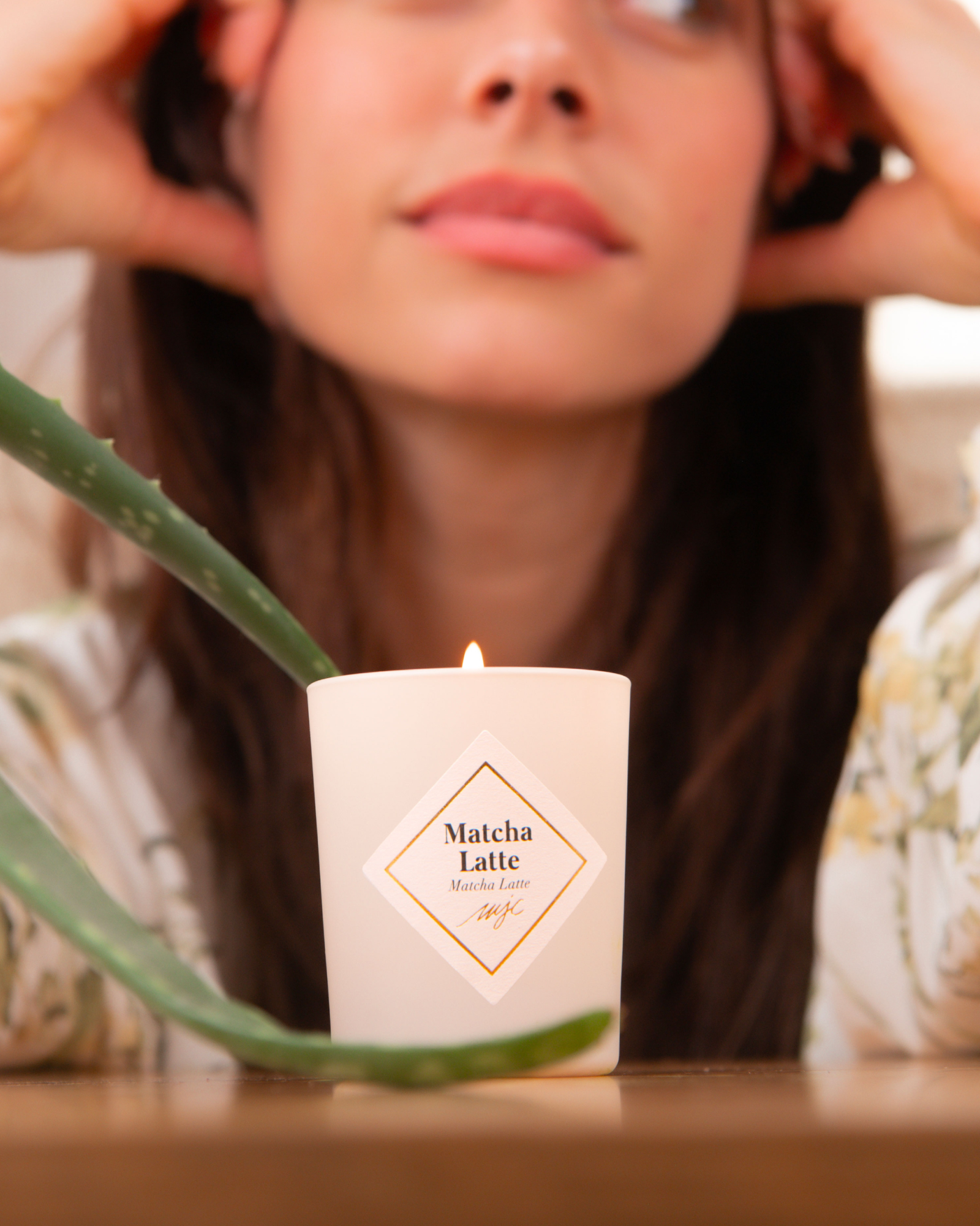 Petite bougie Matcha Latte