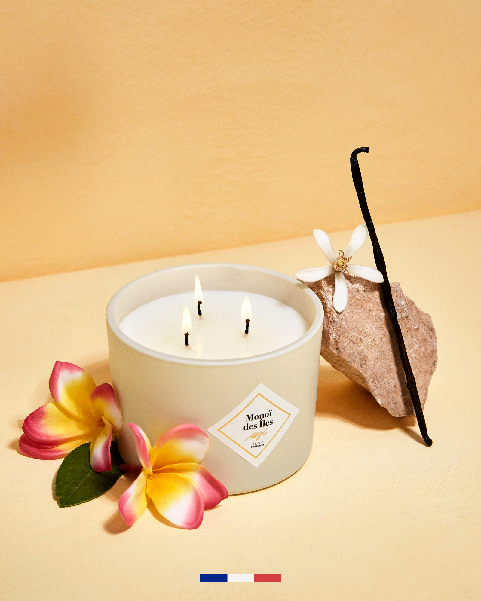 Grande bougie Monoï des Îles