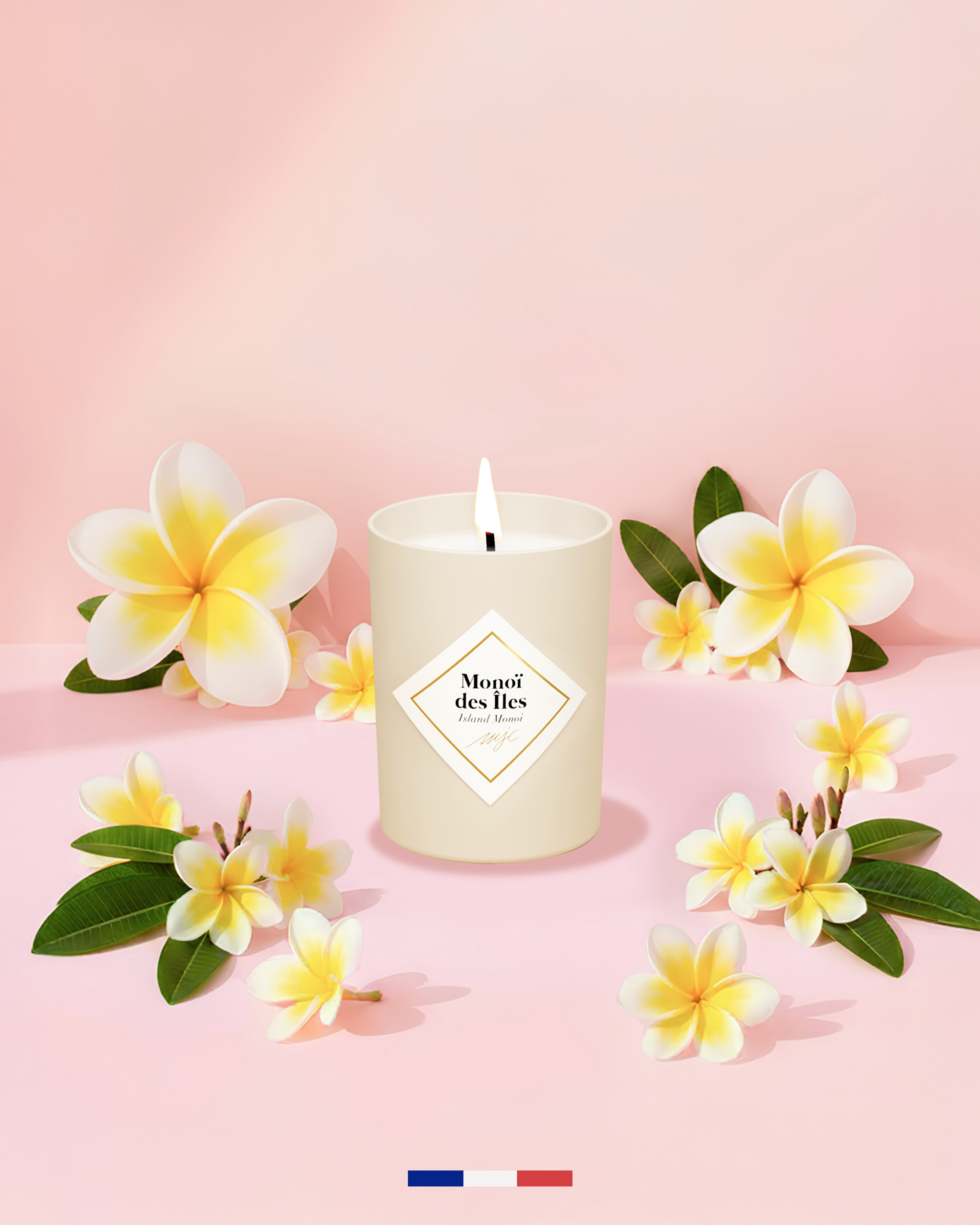 Petite bougie Monoï des Îles