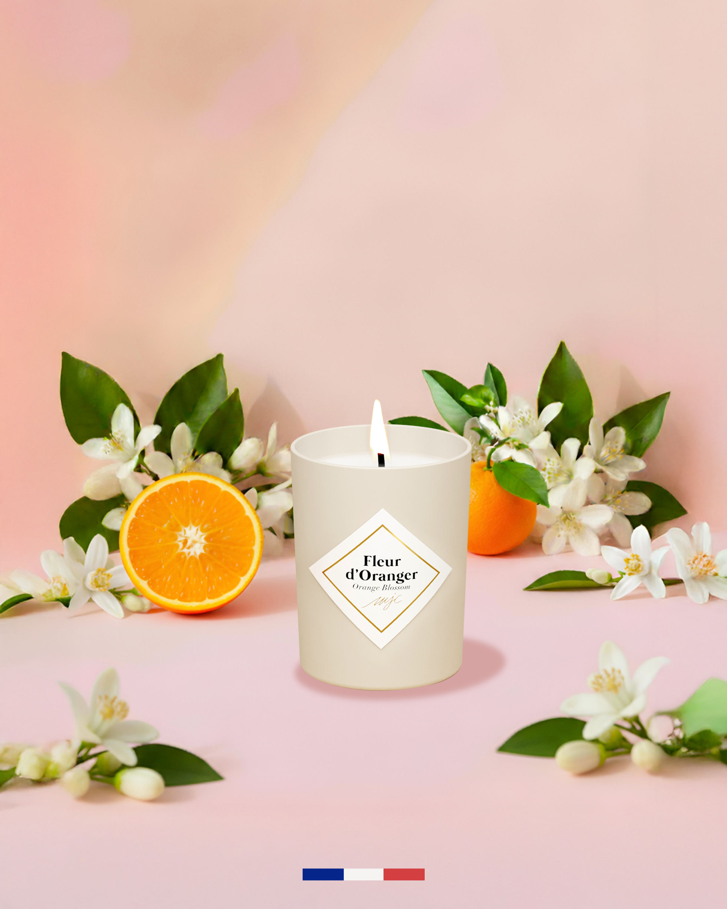Petite bougie Fleur d'Oranger