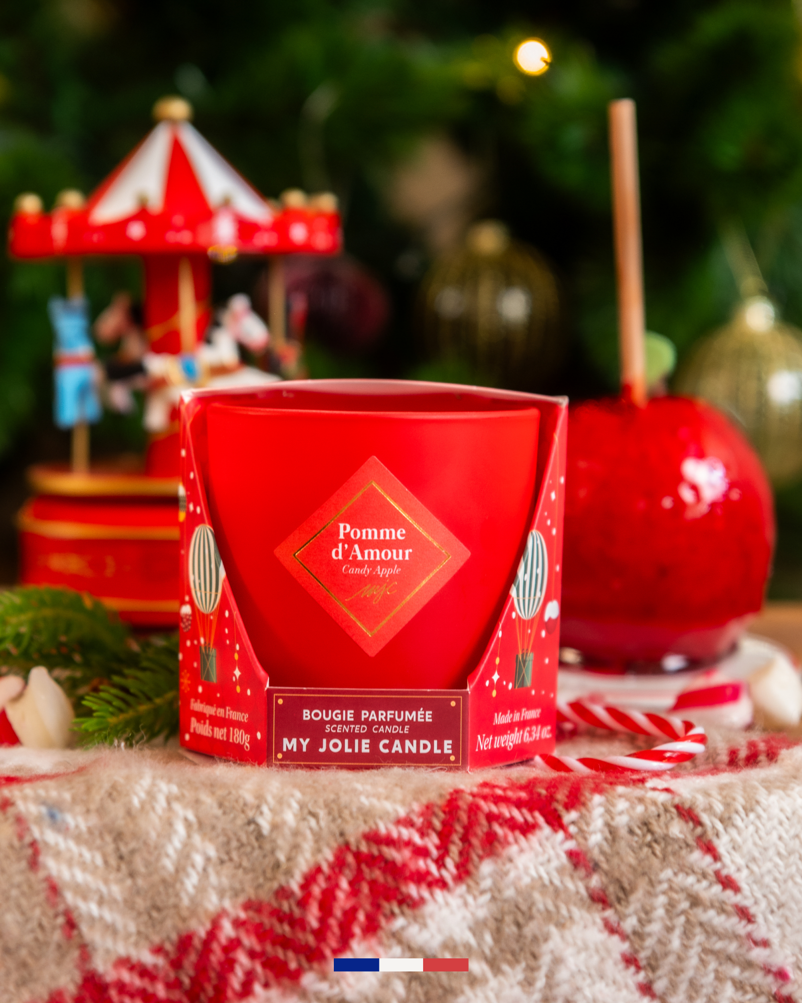 Bougie Pomme d'Amour