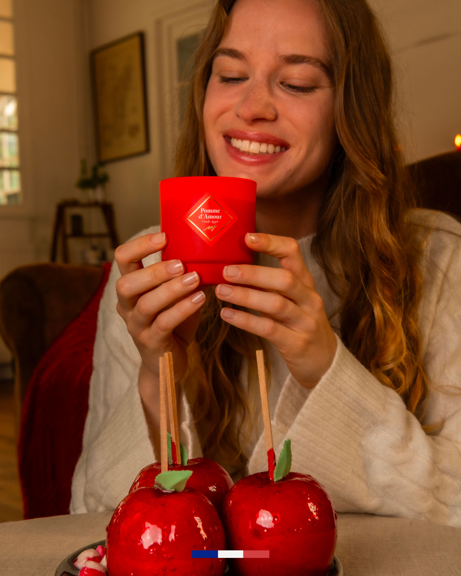 Bougie Pomme d'Amour