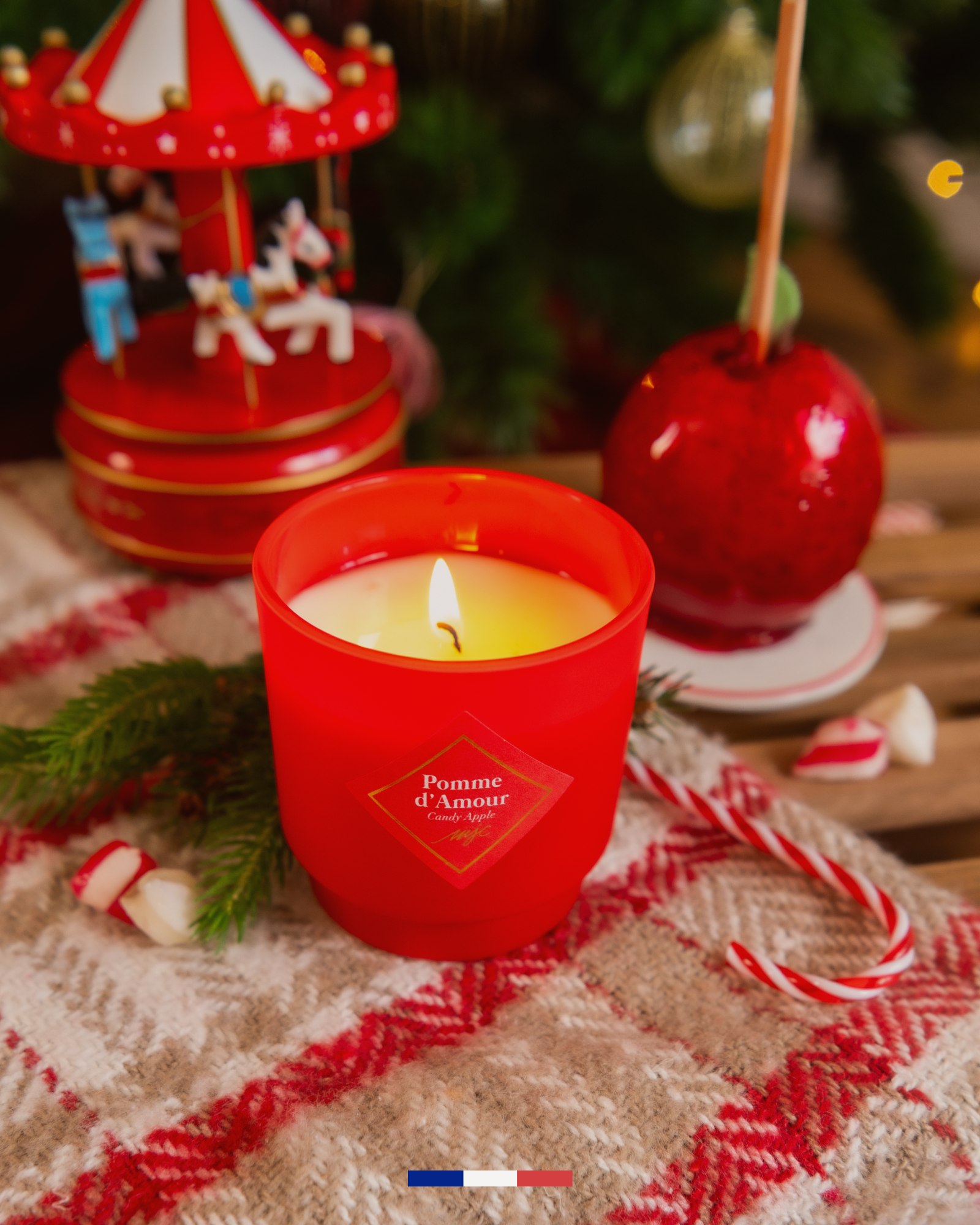 Bougie Pomme d'Amour