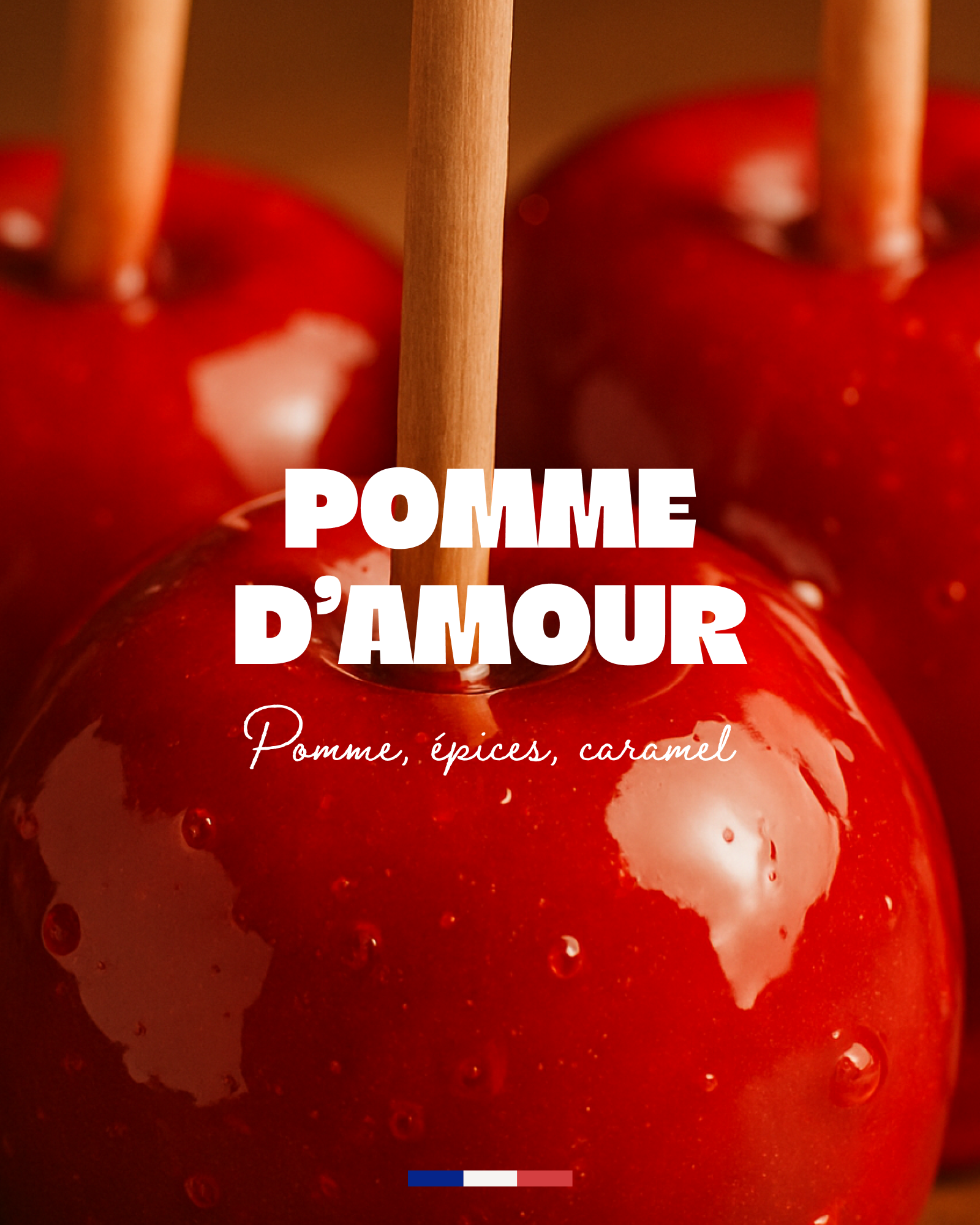Petite bougie Pomme d'Amour