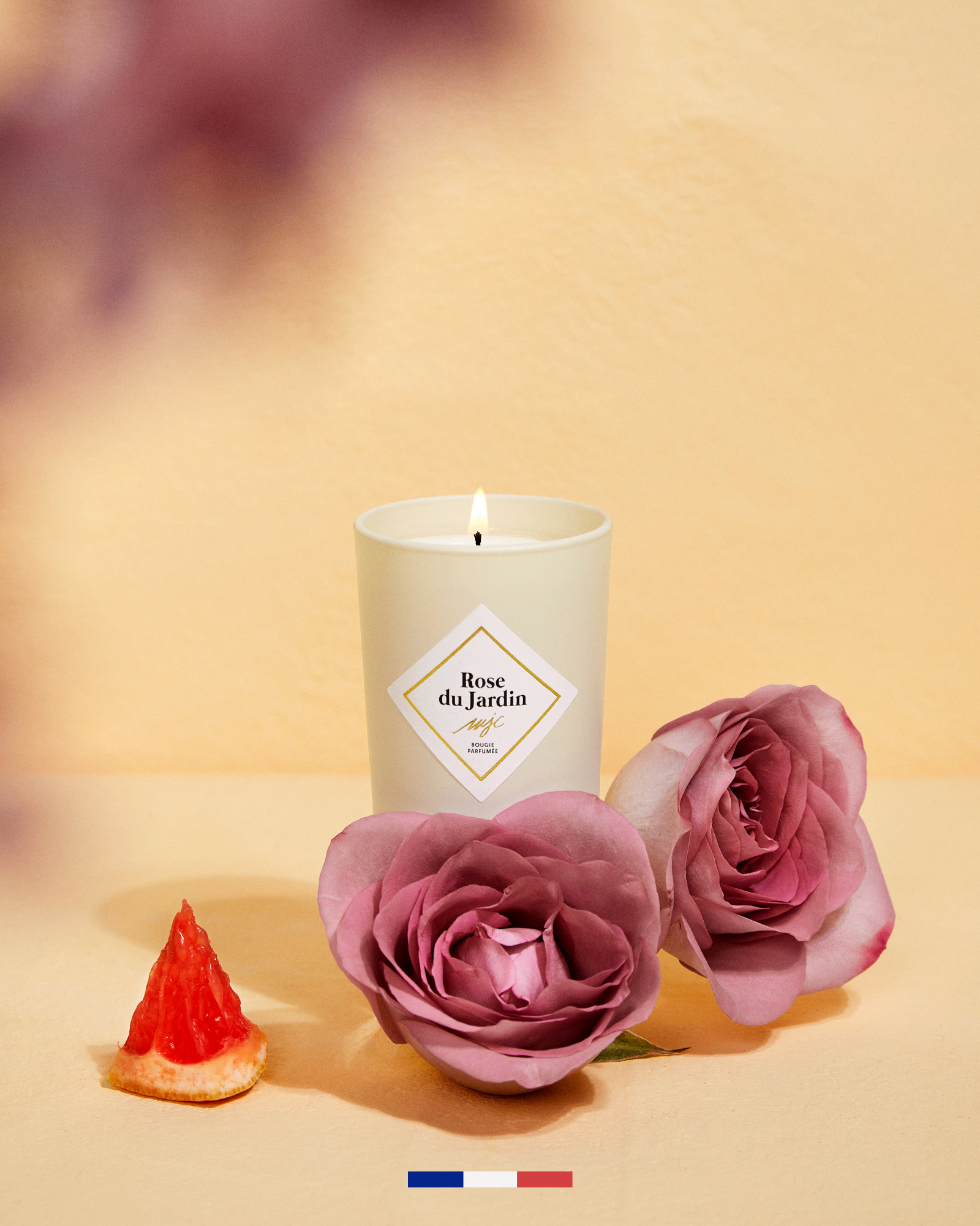 Petite bougie Rose du Jardin