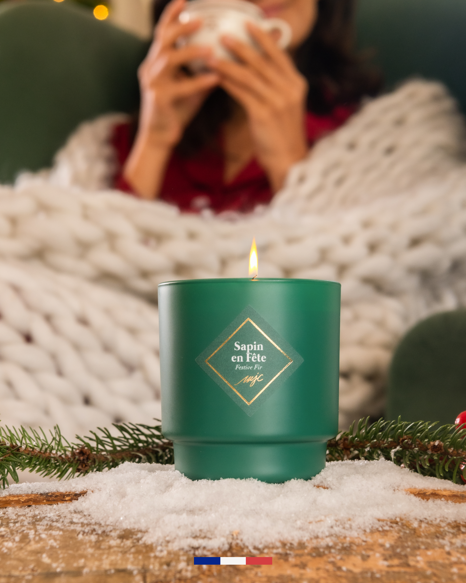 Bougie Sapin en Fête