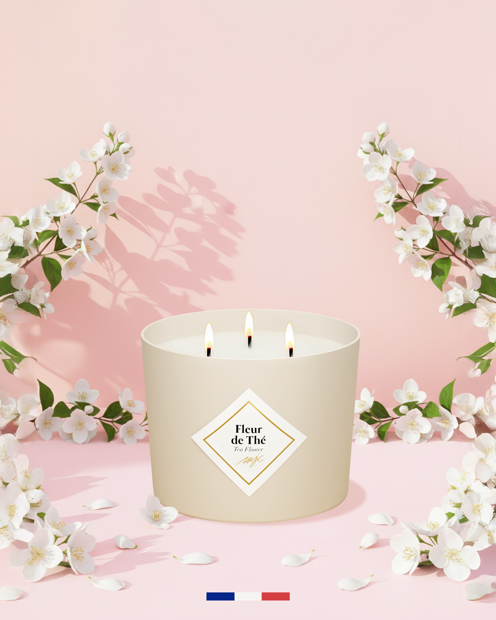 Grande bougie Fleur de Thé
