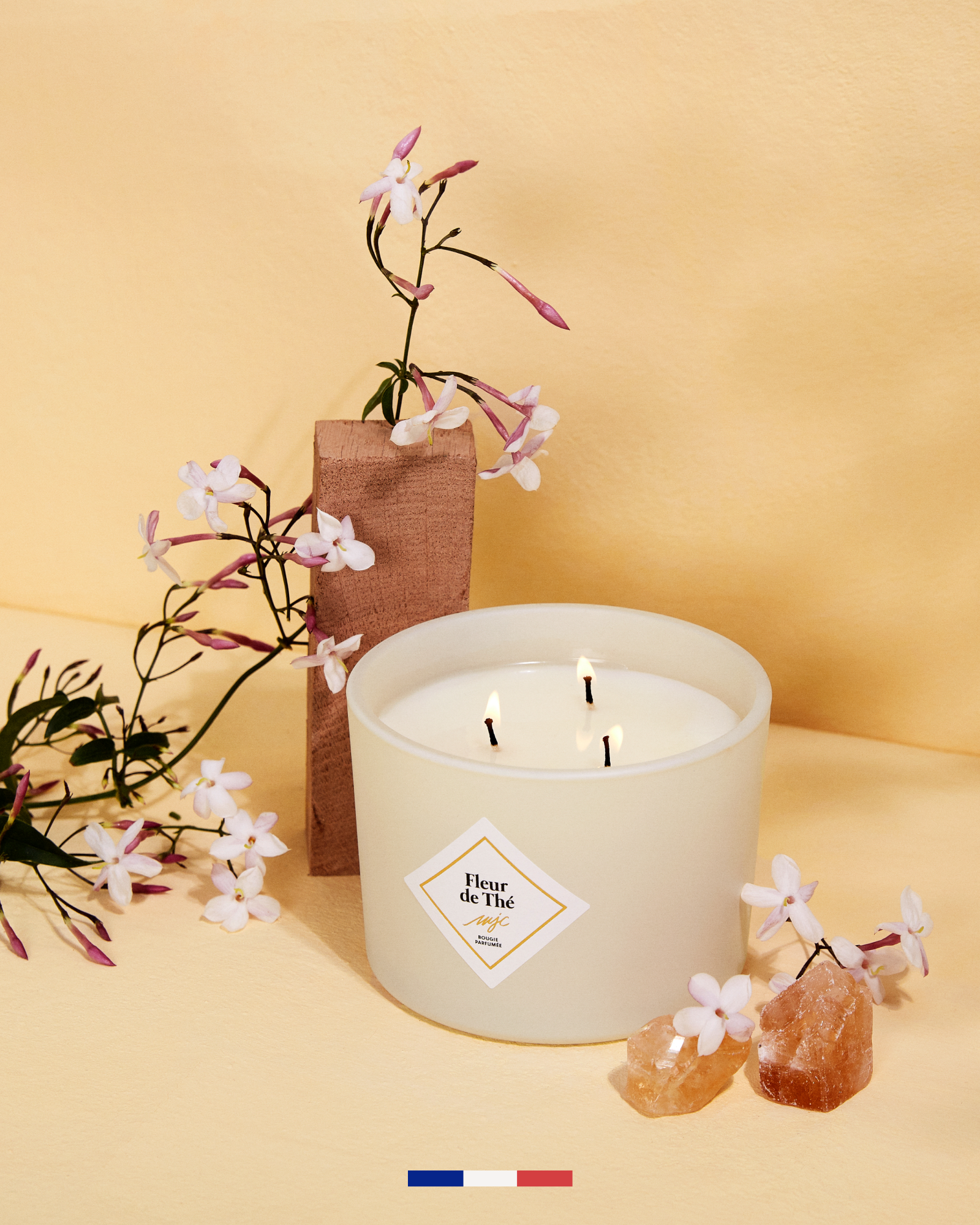 Grande bougie Fleur de Thé