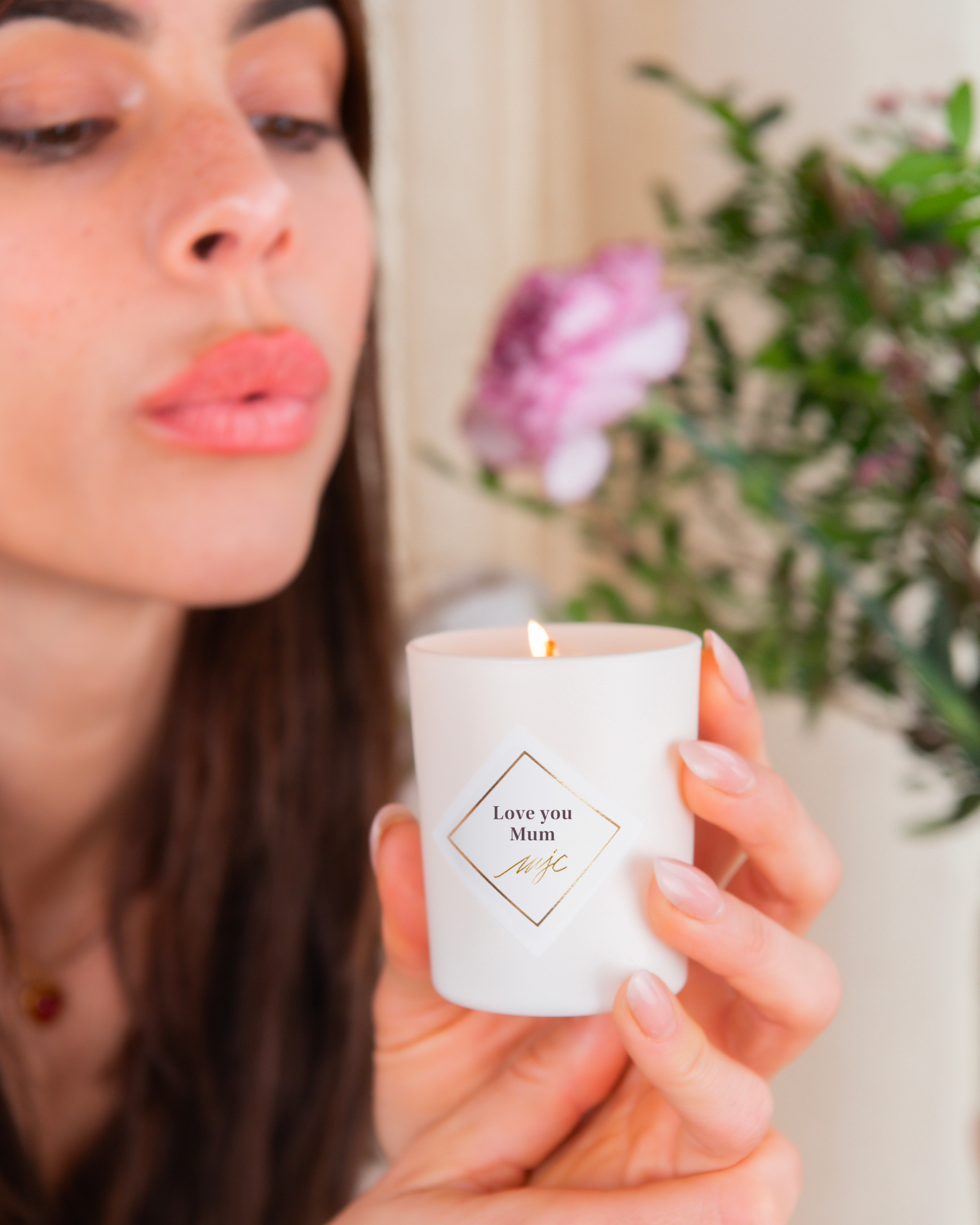 Petite bougie Love You Mum