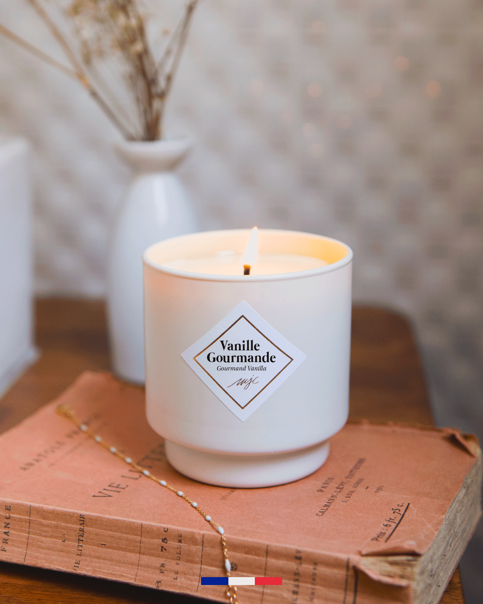 Bougies bijoux bracelet perles