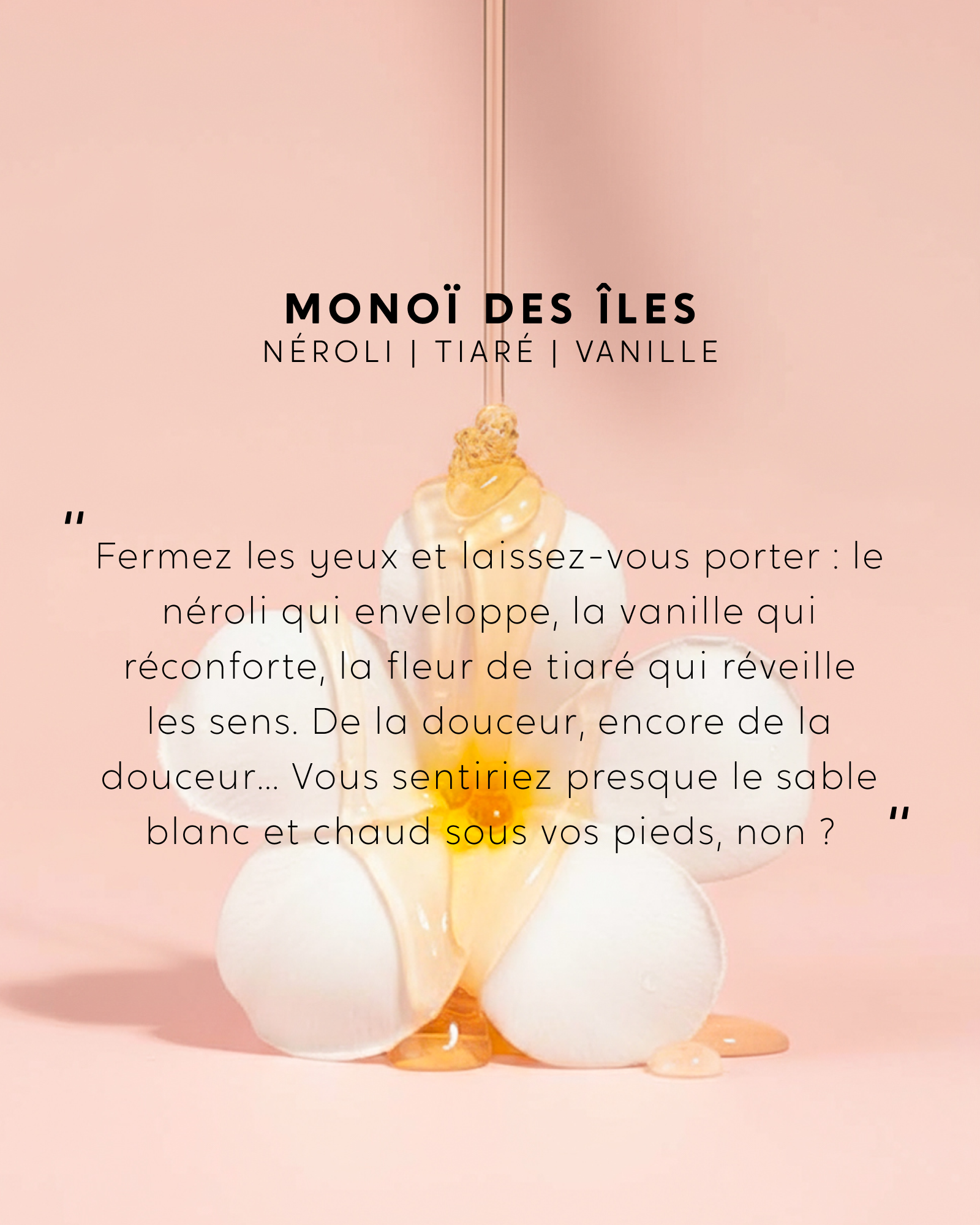 Bougie de massage Monoï des Îles