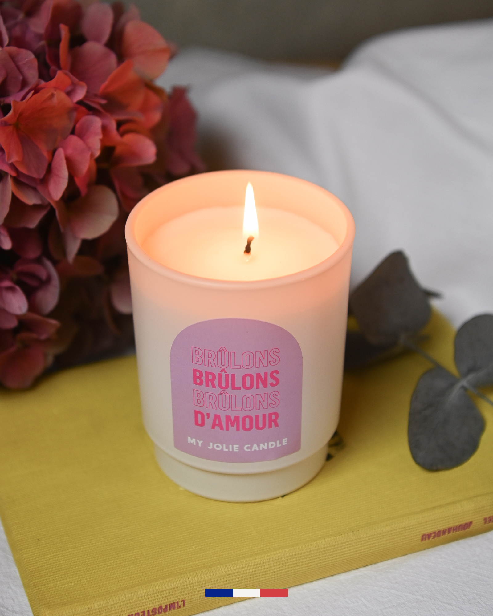 Bougie parfumée - Brûlons d'amour