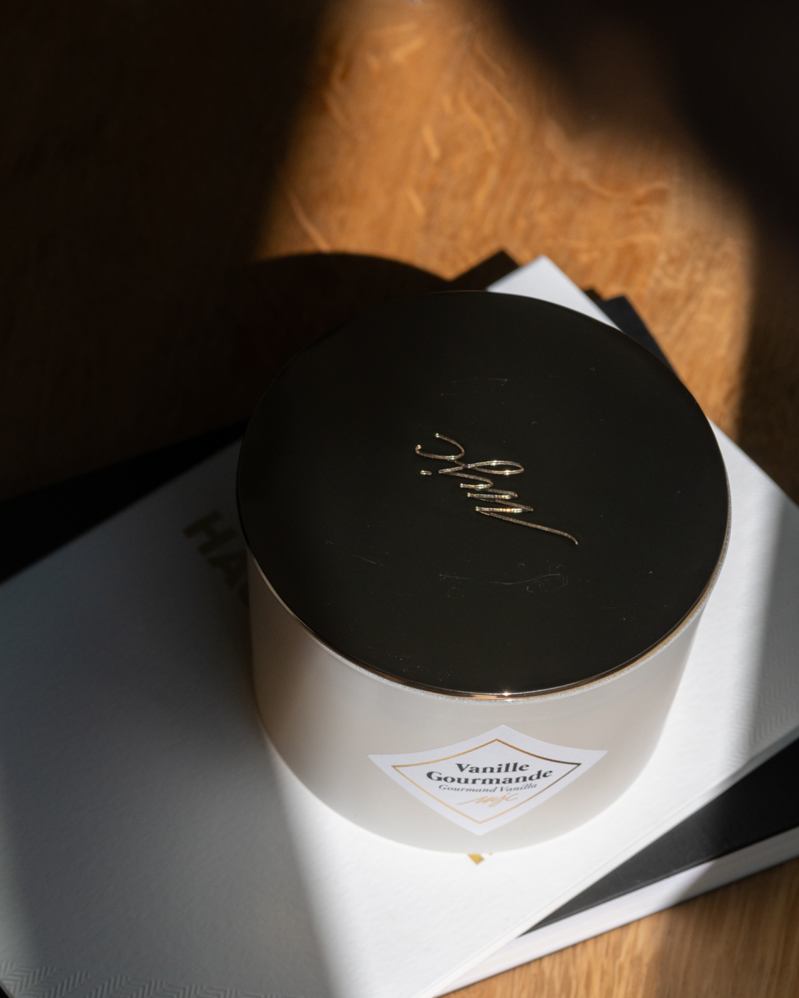 Capot gold • Bougies 3 mèches