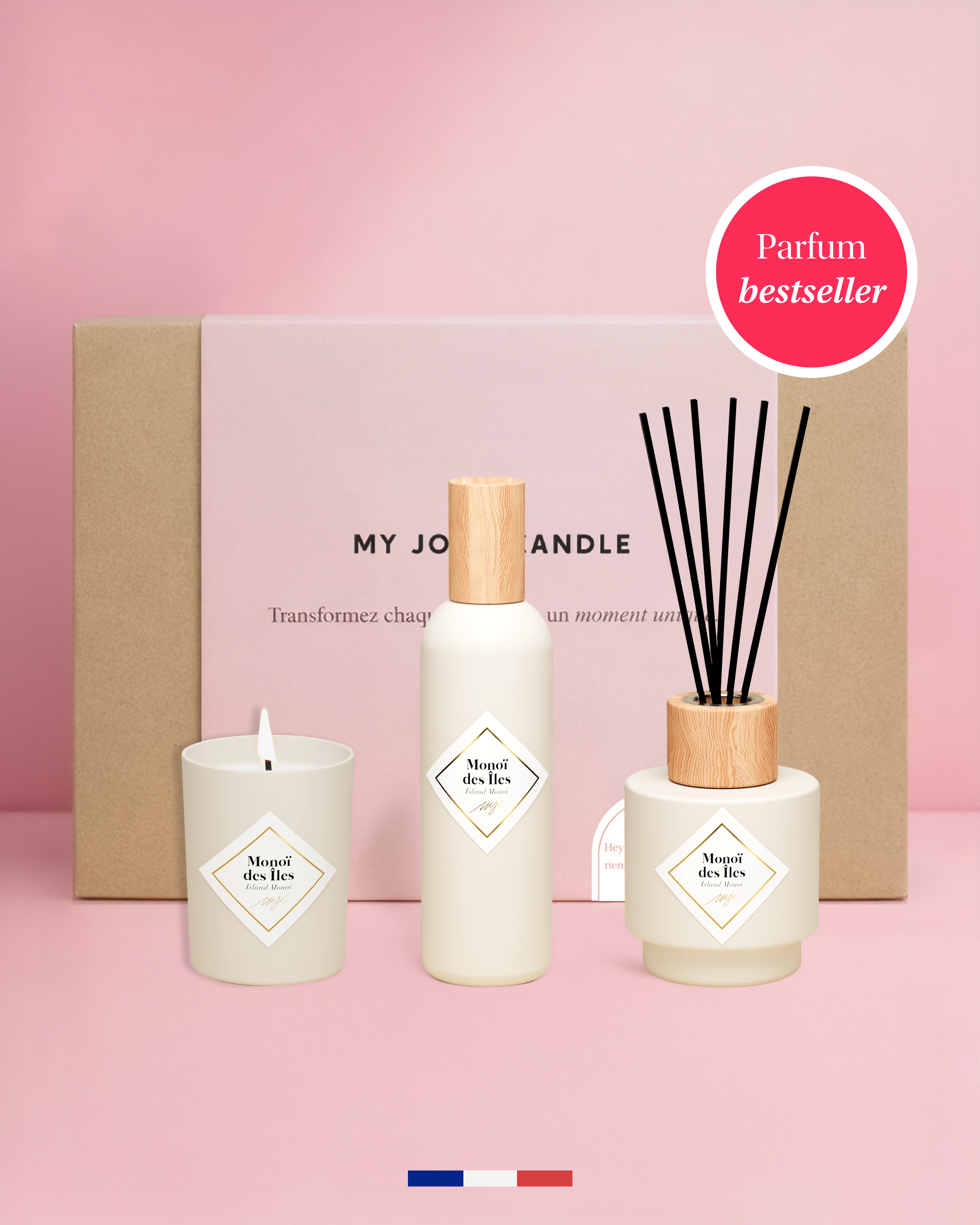 Coffret trio Monoï des Îles