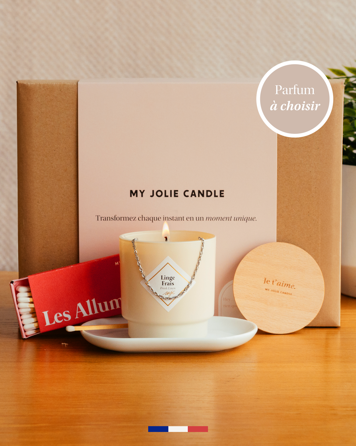 Coffret à composer Bougie bijou argenté
