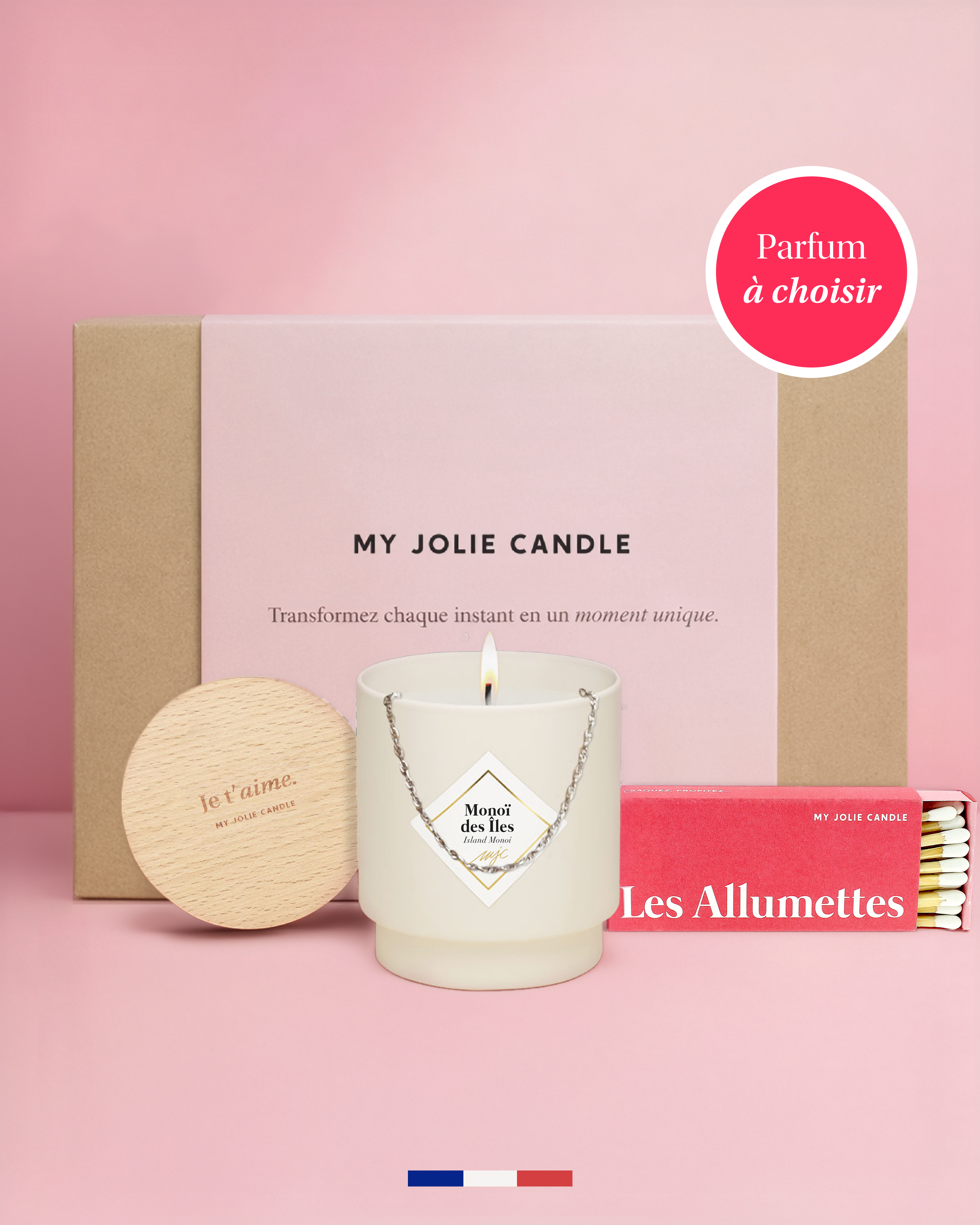 Coffret à composer Bougie bijou argenté