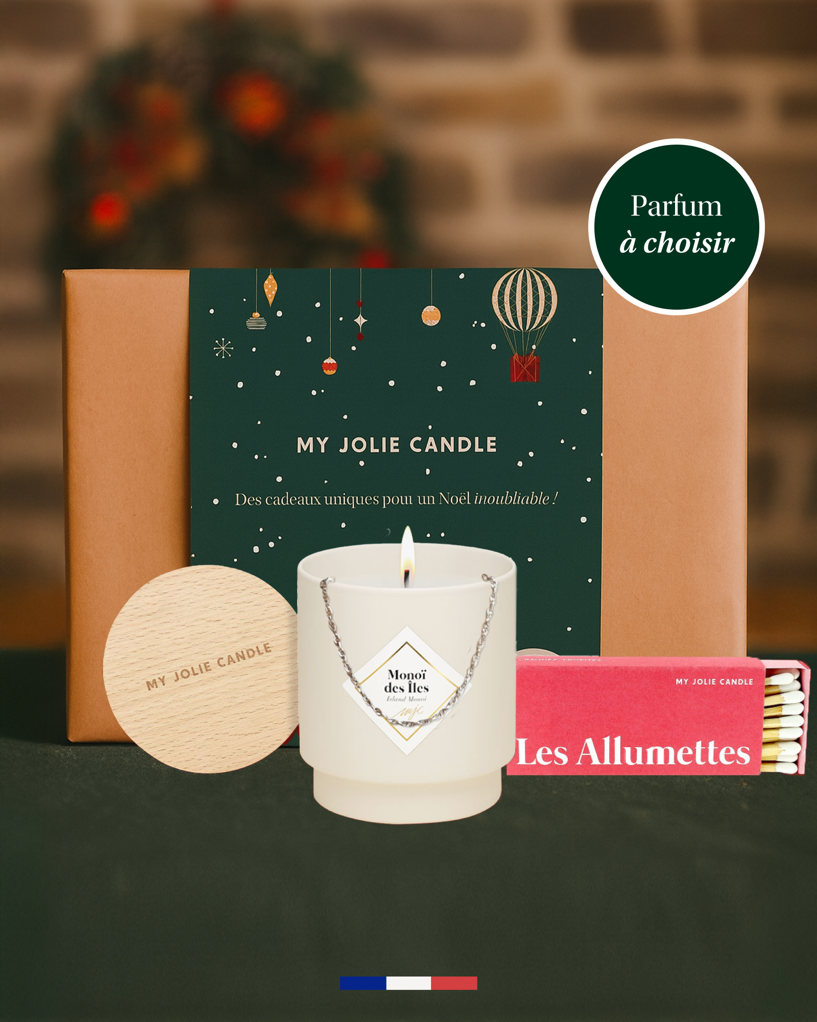 Coffret à composer Bougie bijou argenté